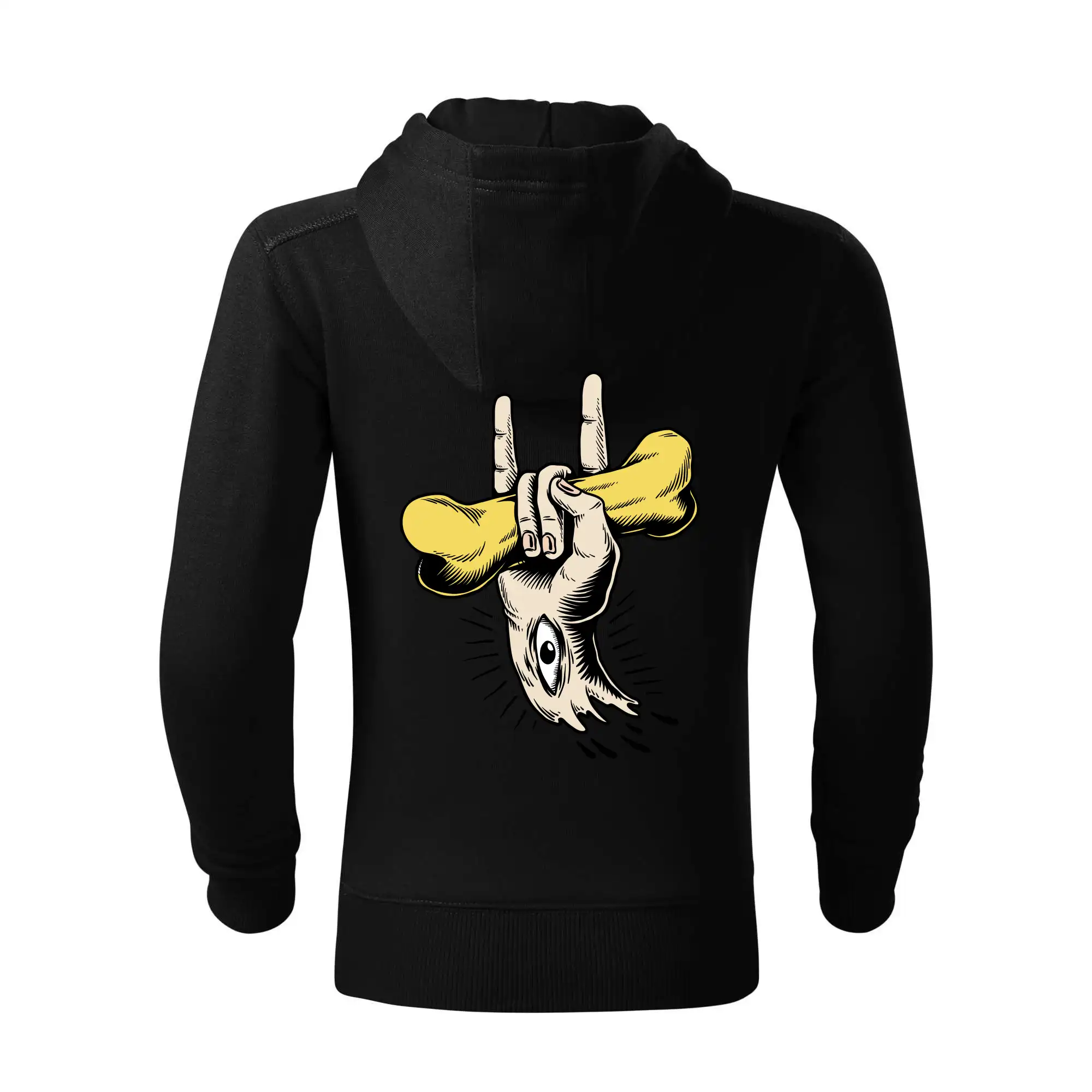 Rocková ruka kost a oko