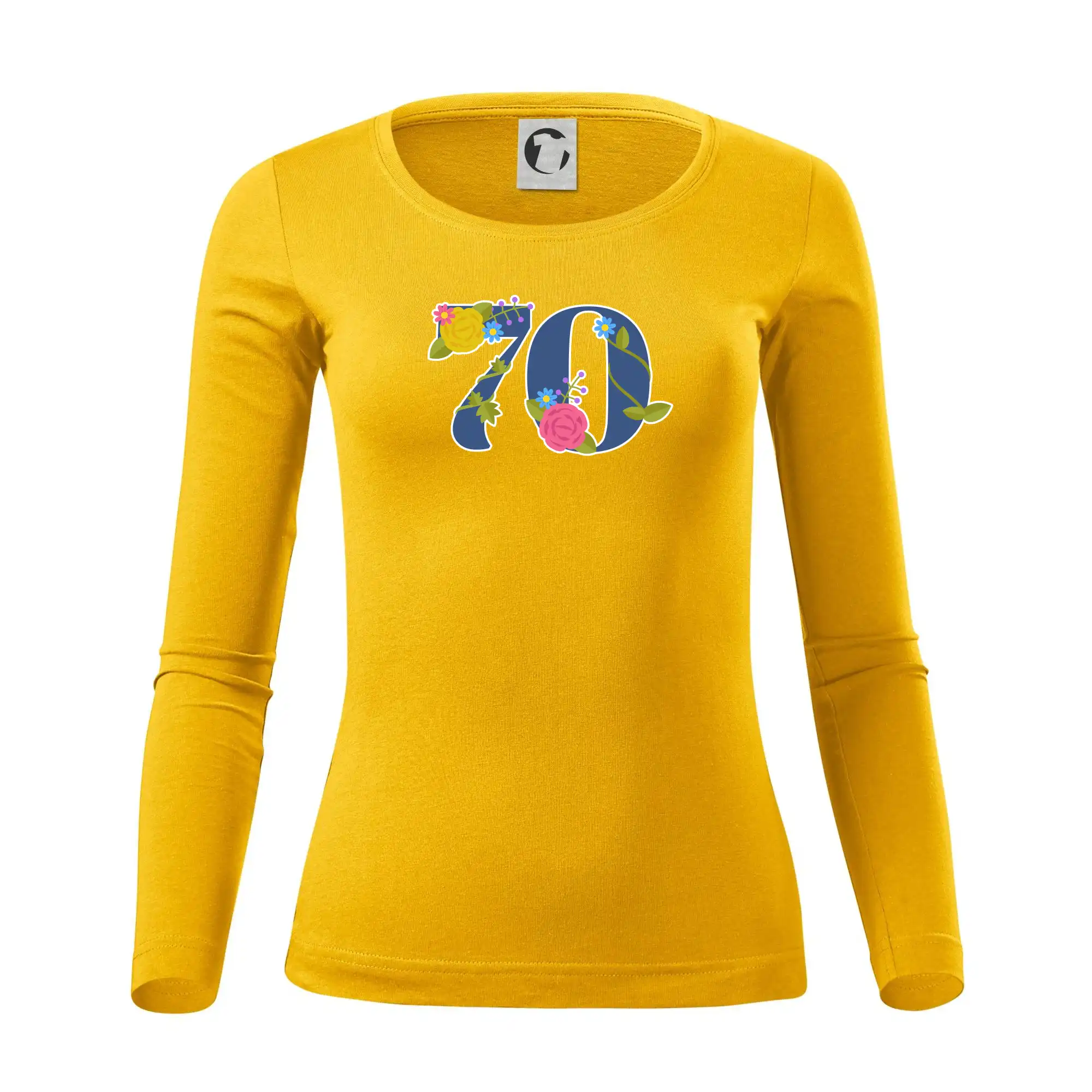 Květinové číslo kreslené - 70