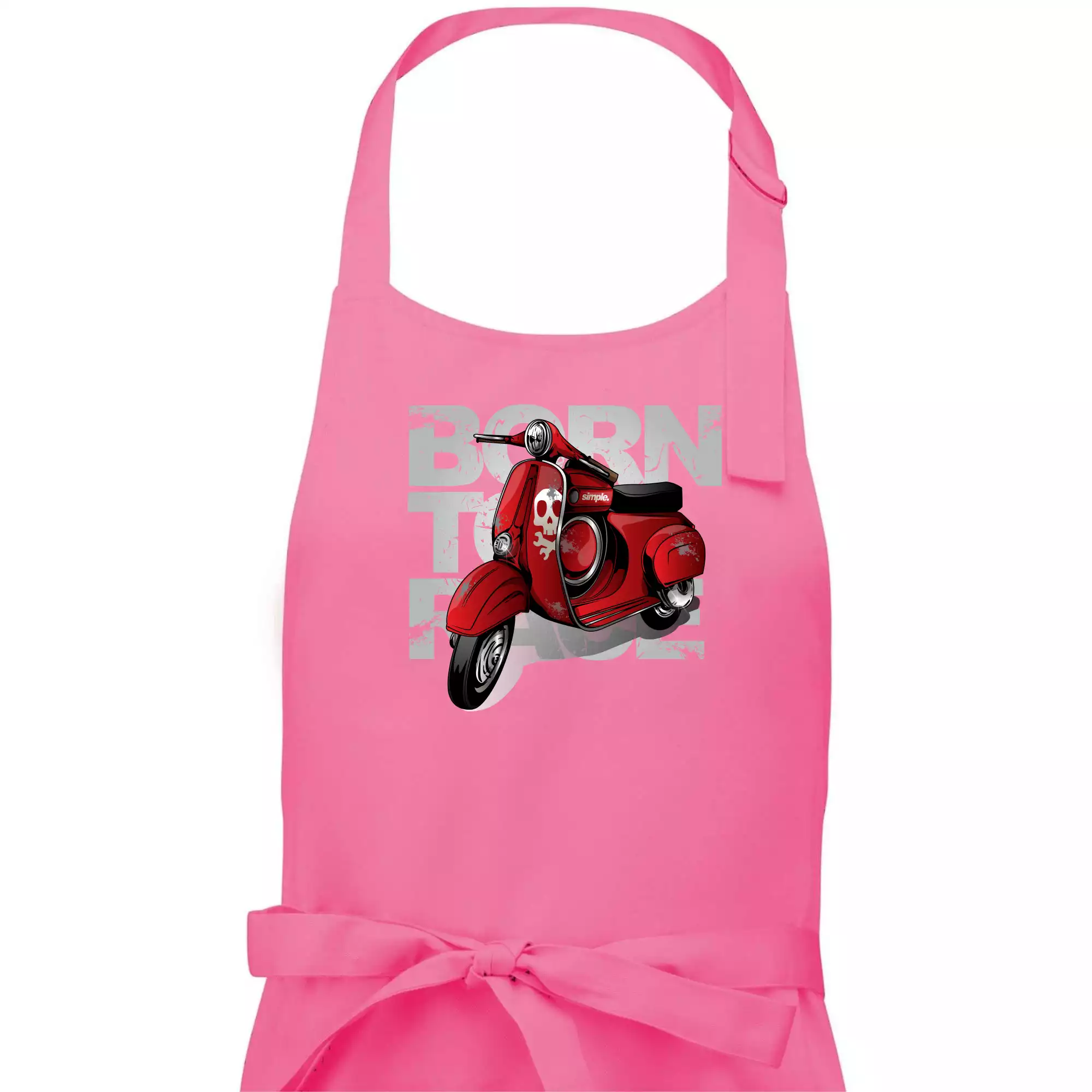 Scooter born to ride red