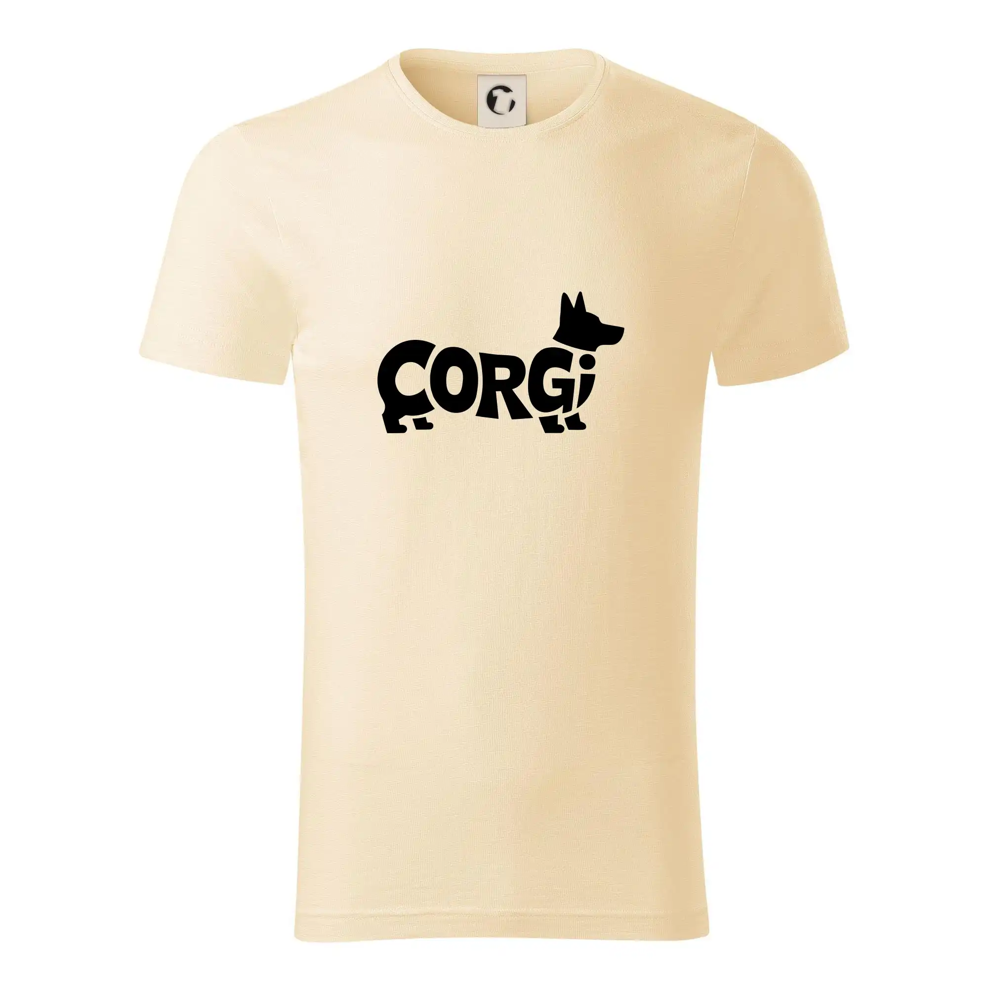 Corgi nápis v těle