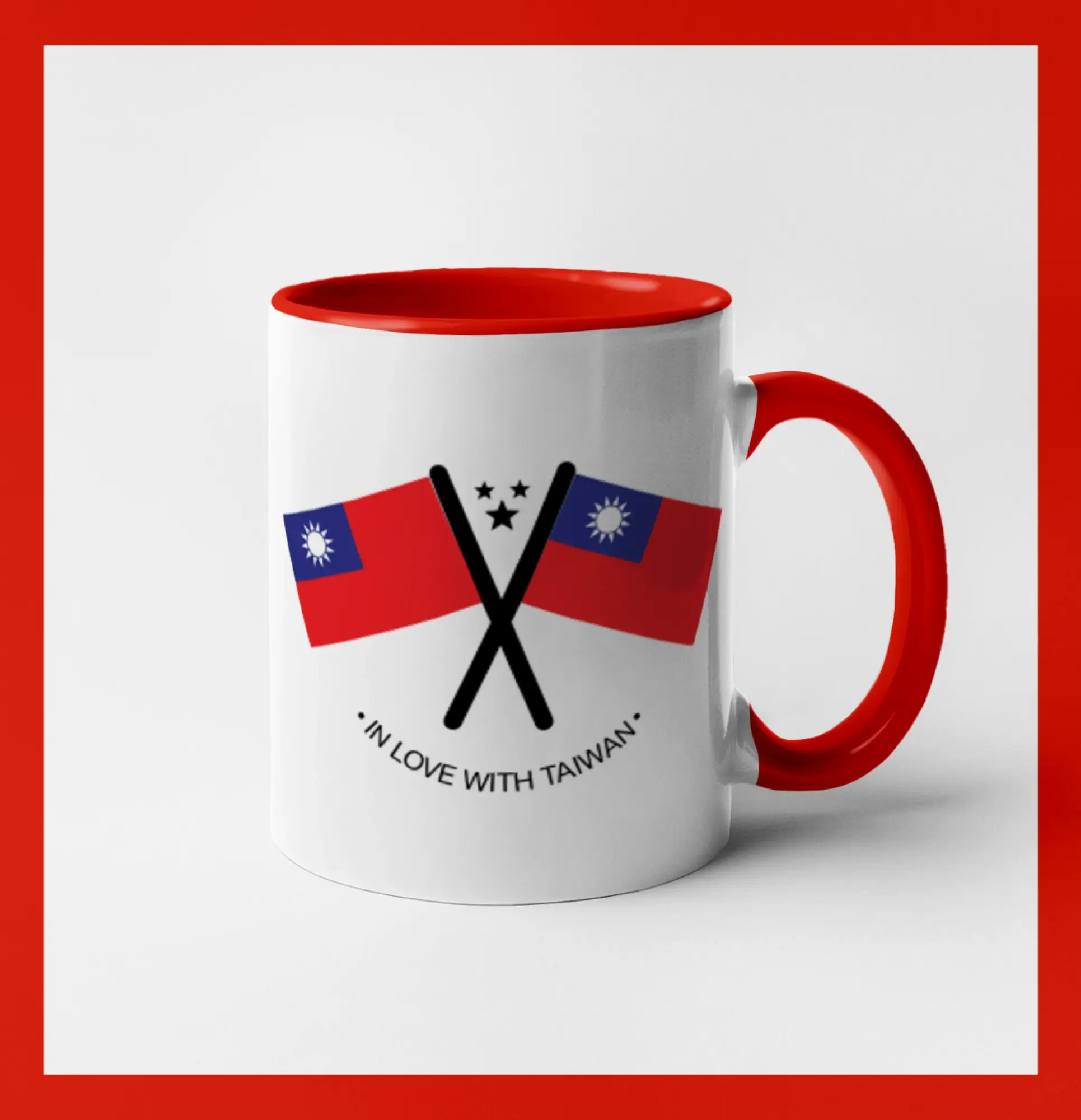 In love with Taiwan - vlajky