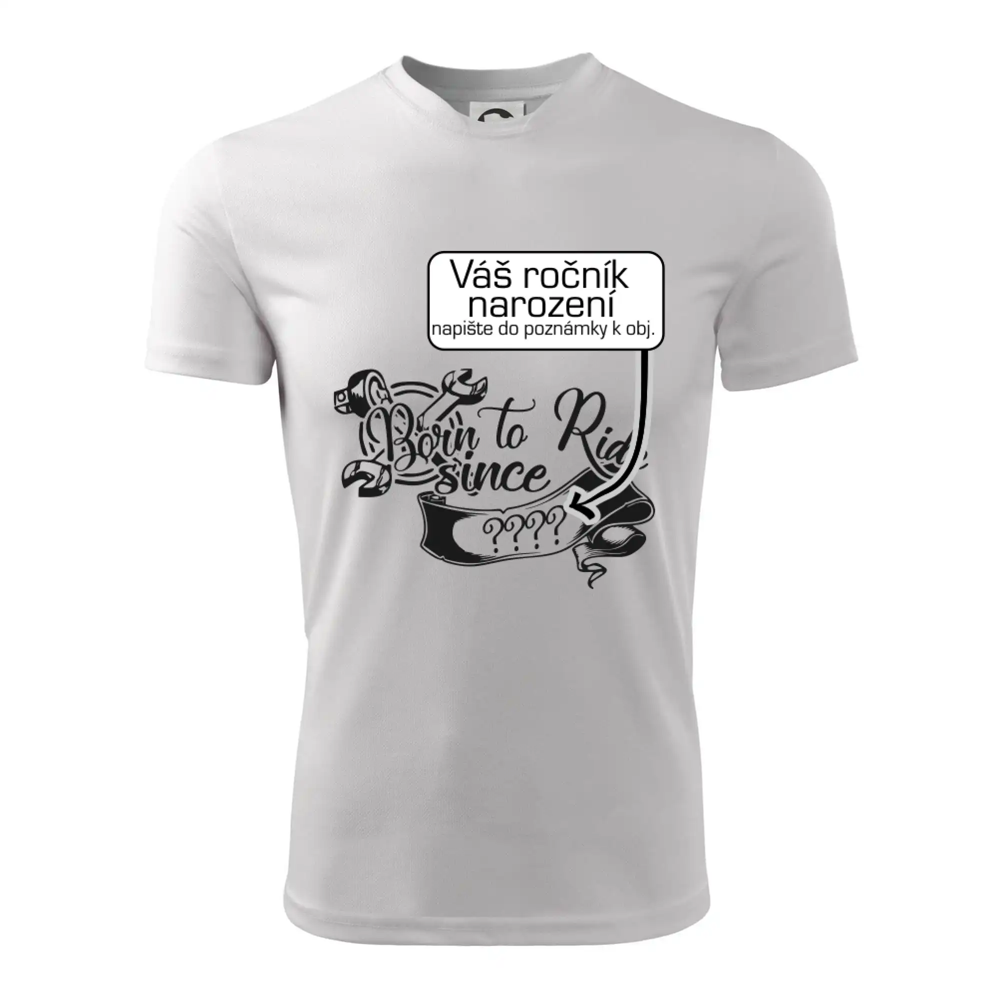 Tričká a mikiny s potlačou motoriek – pre pravých motorkárov - Born to ride - Vlastný ročník - Detské tričko športové