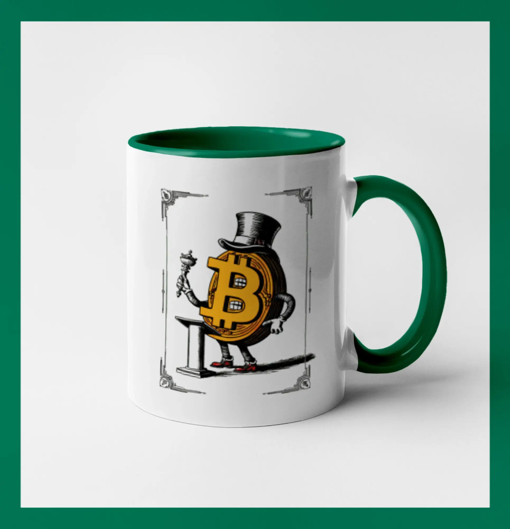Oldschool bitcoin - Hrnček 