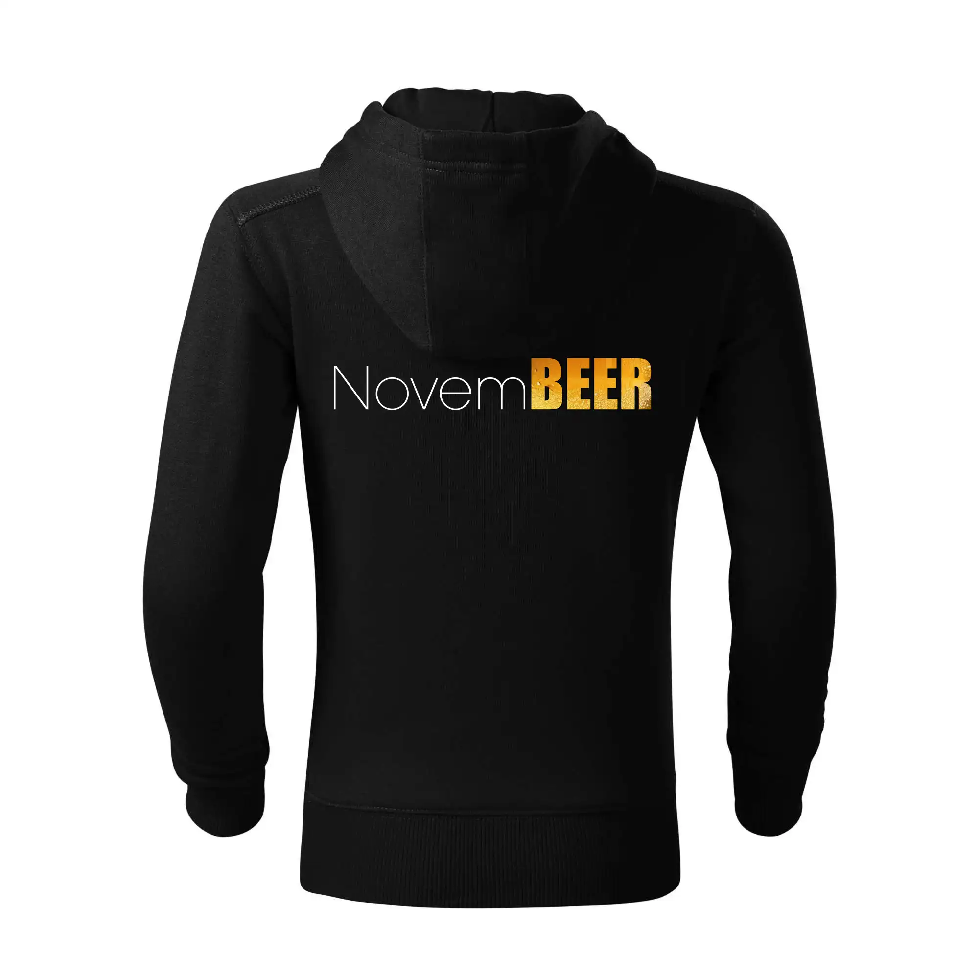 Vtipná tričká pre pivárov - Pivné mesiace - novemBEER - Detská s kapucňou na zips