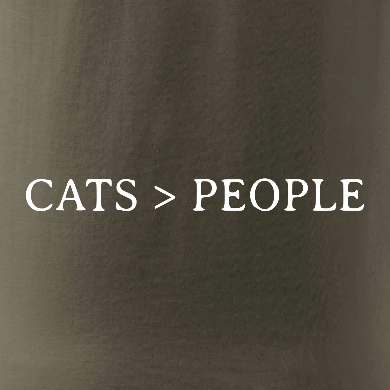 Cats > people