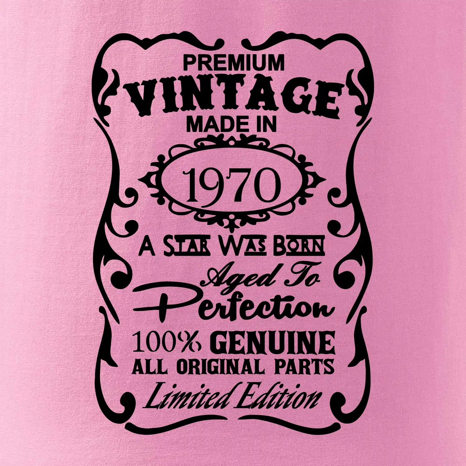 Vintage Etiketa - 1970