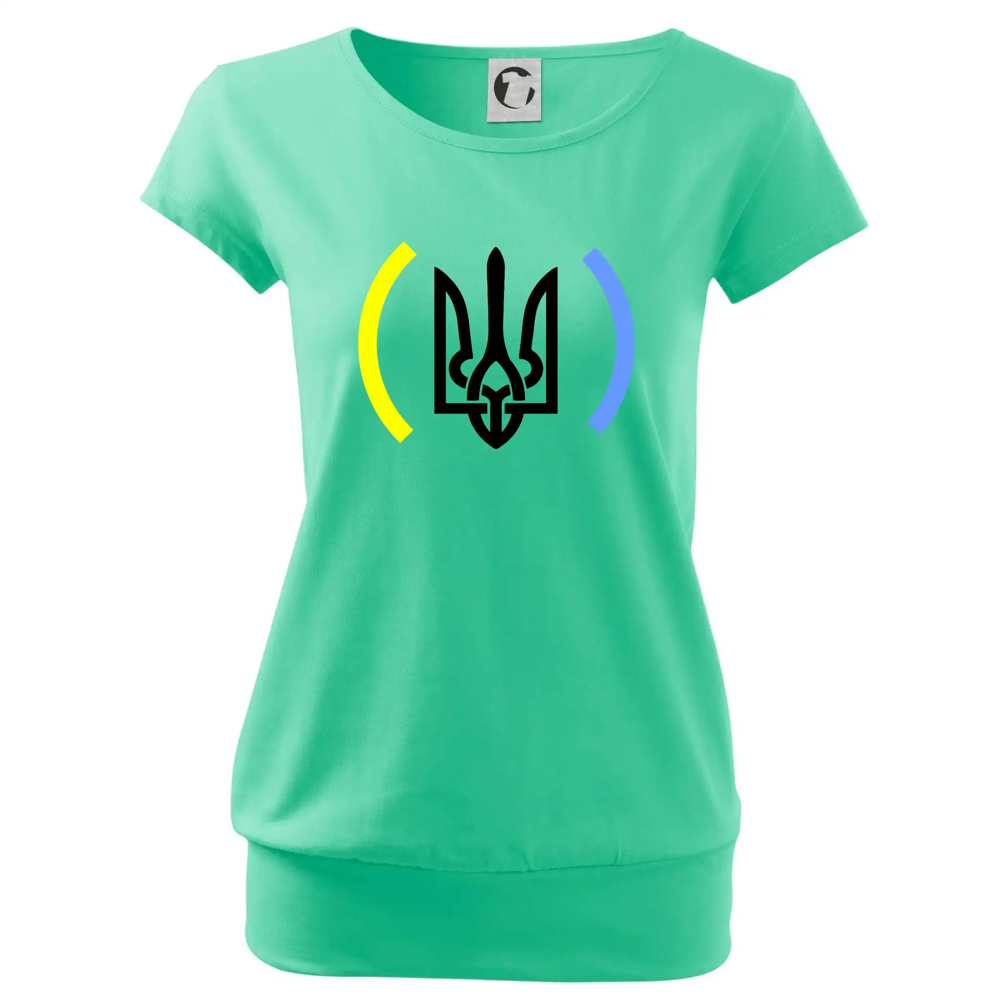 Ukrajina trojzubec s barvami