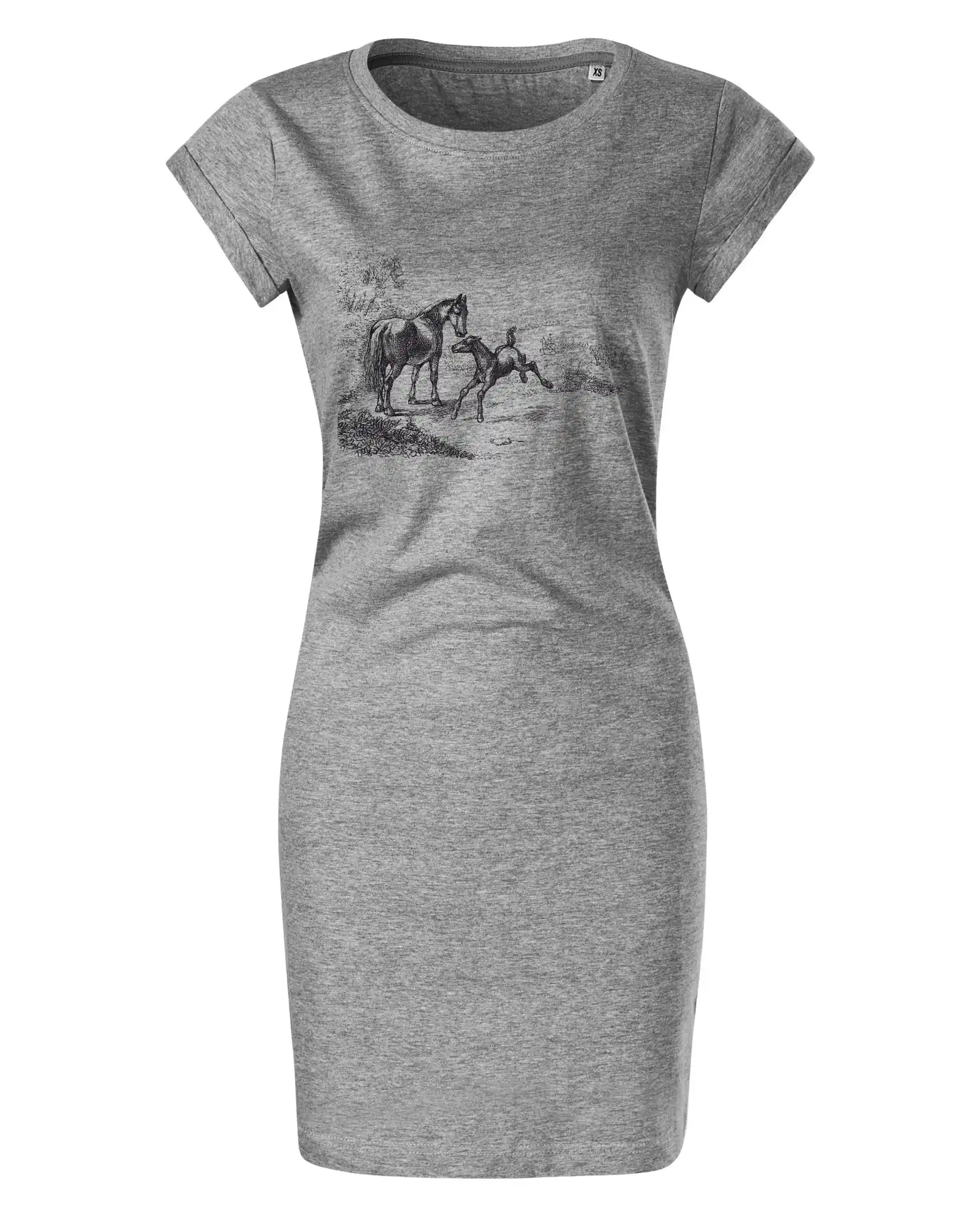 Kůň a hříbě malované