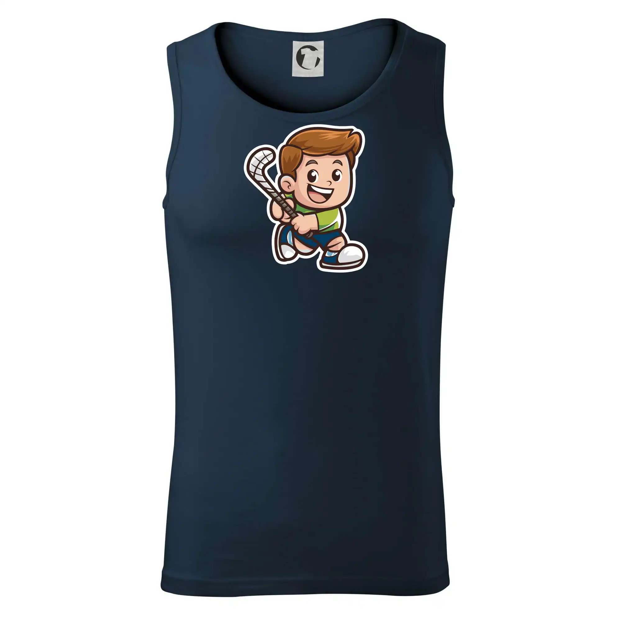 Ikona pozemní hokej kluk