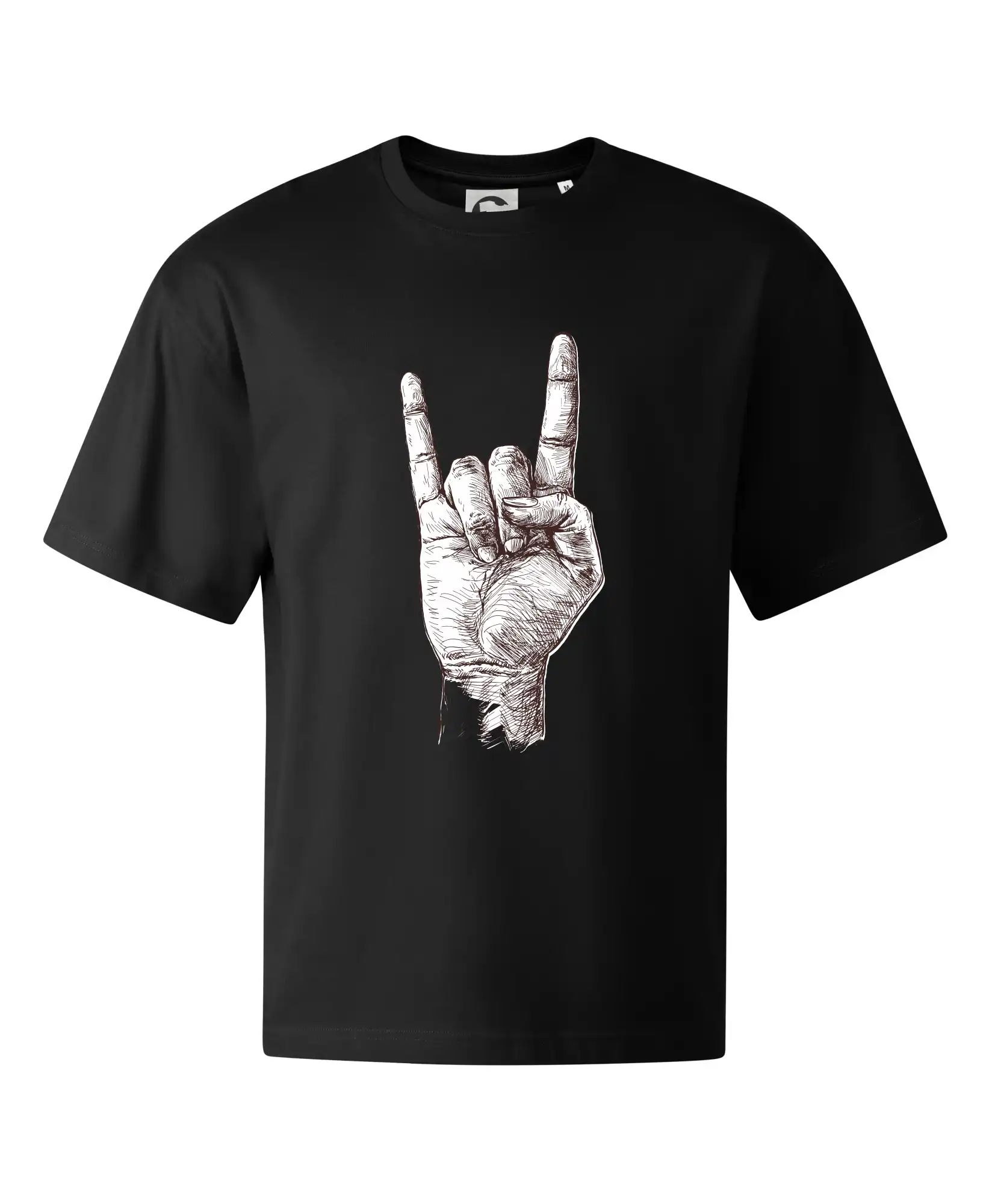 Rocková ruka kreslená