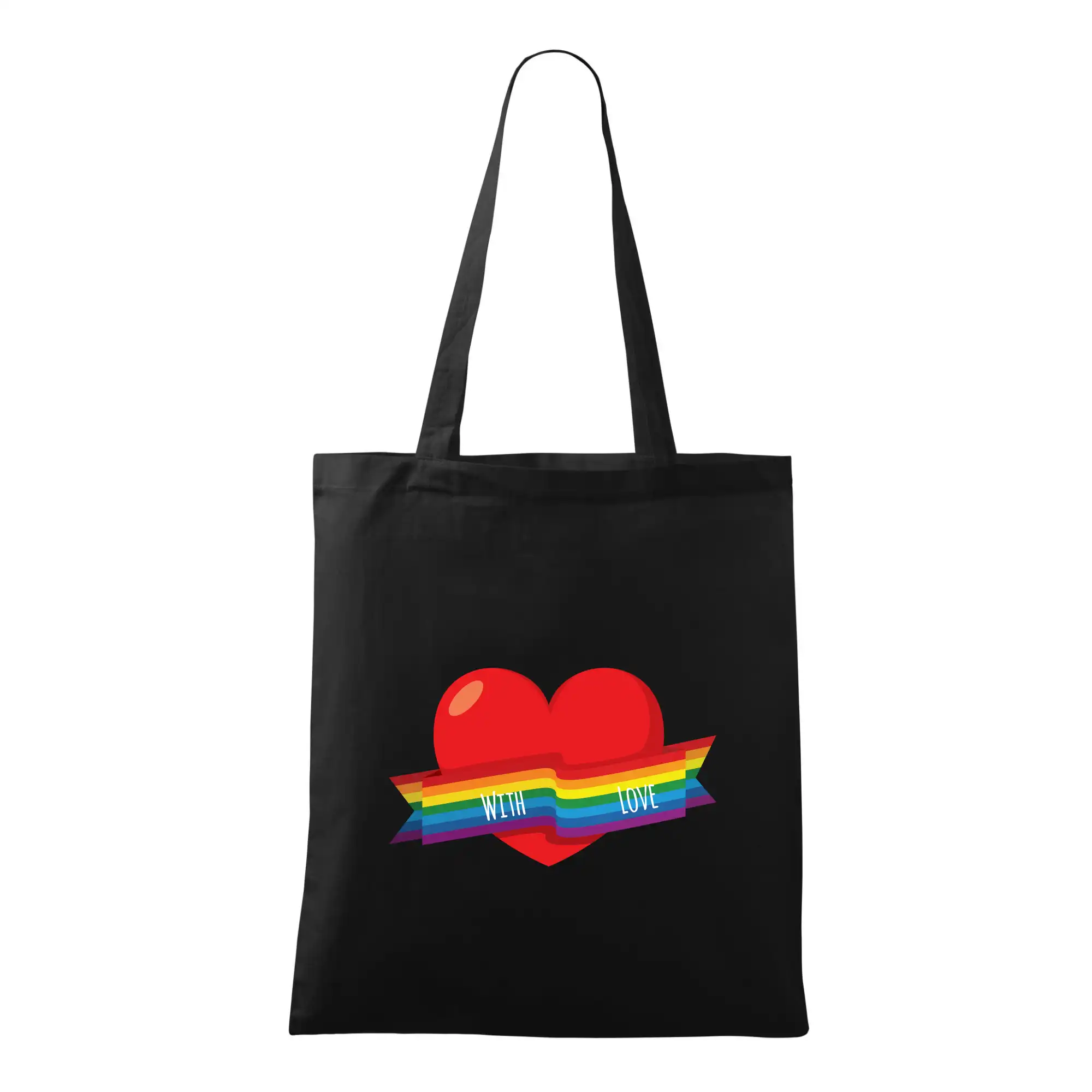Tričká pre LGBT a Queer komunitu - LGBT with love - Taška bavlnená