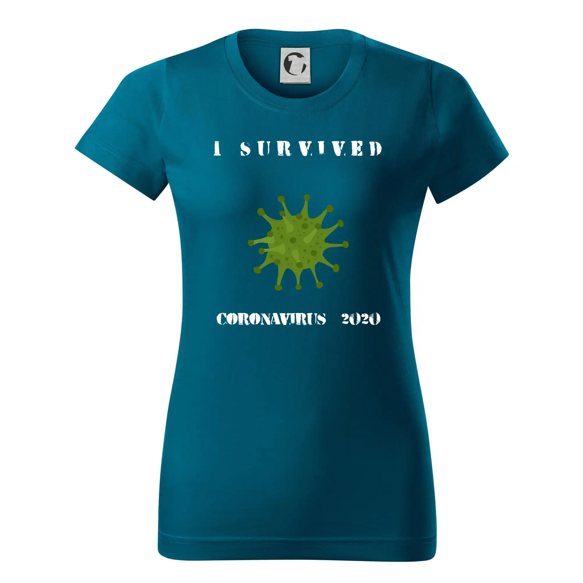 I Survived coronavirus 2020 - Dámske tričko basic - ľahko voľnejšie a dlhšie