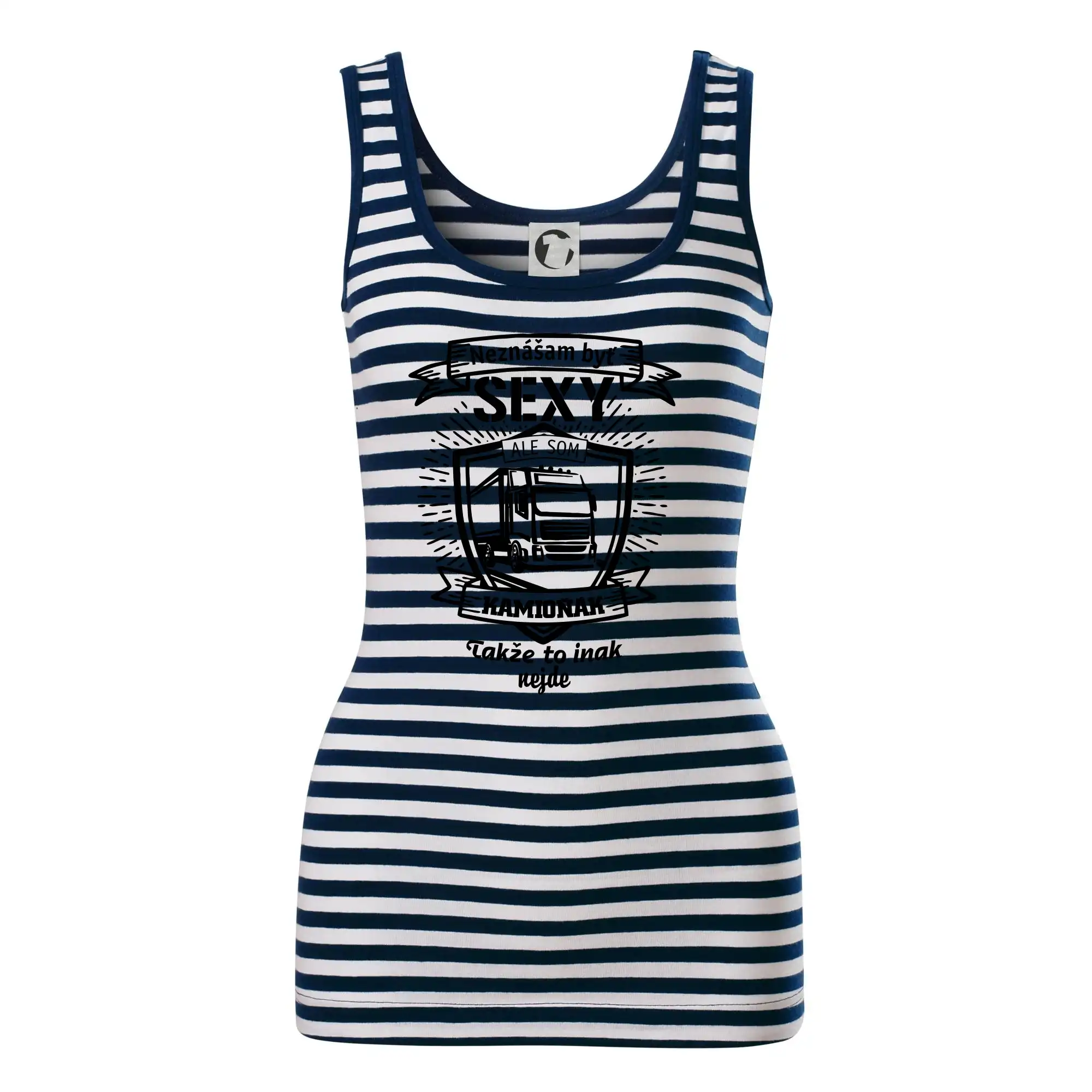 Tričká s kamionmi a nákladiakmi - Neznášam byť sexy - Kamioňák ERB - Sailor tielko na vodu