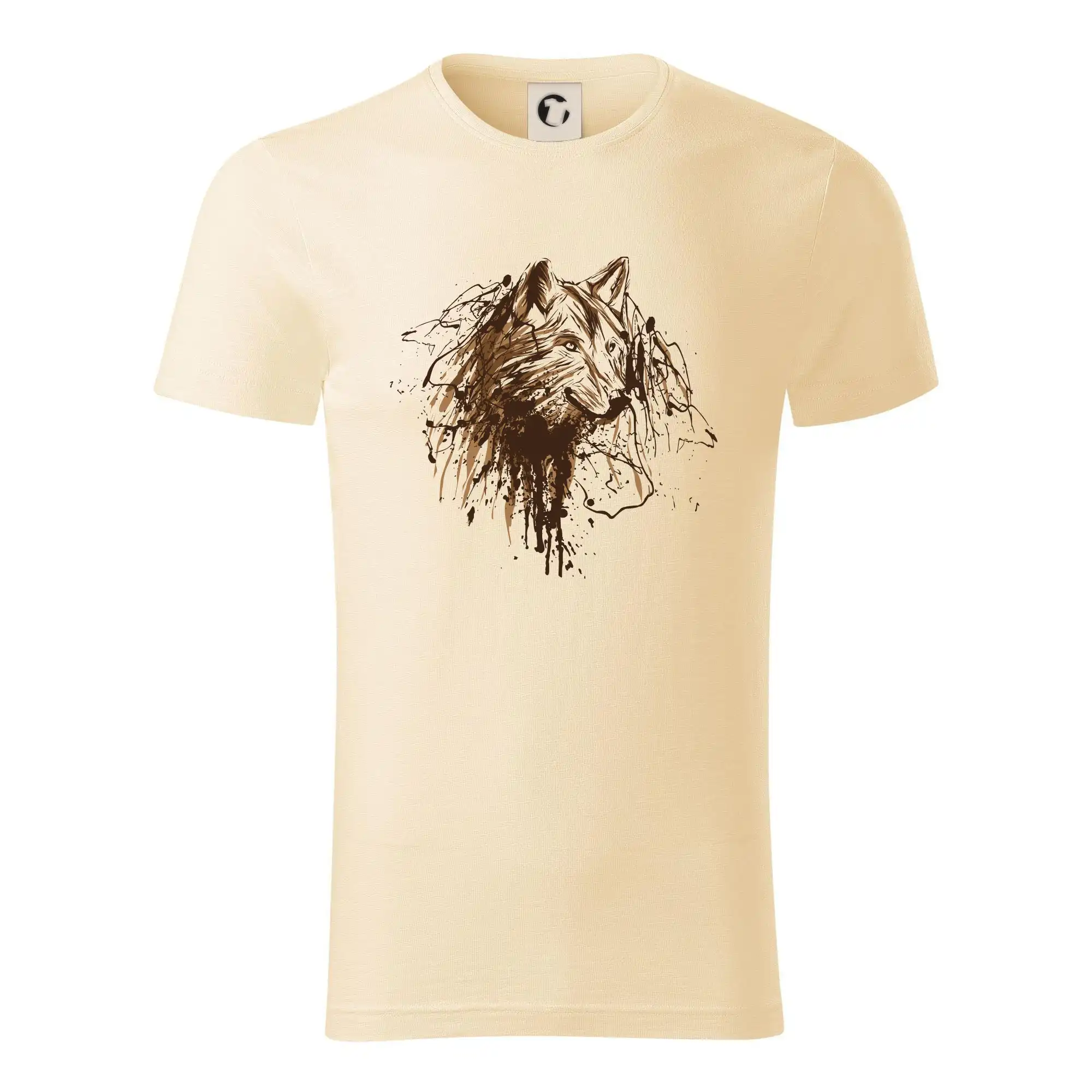 Tričká s vlkom - Vlk machuľa - Tričko z organickej bavlny