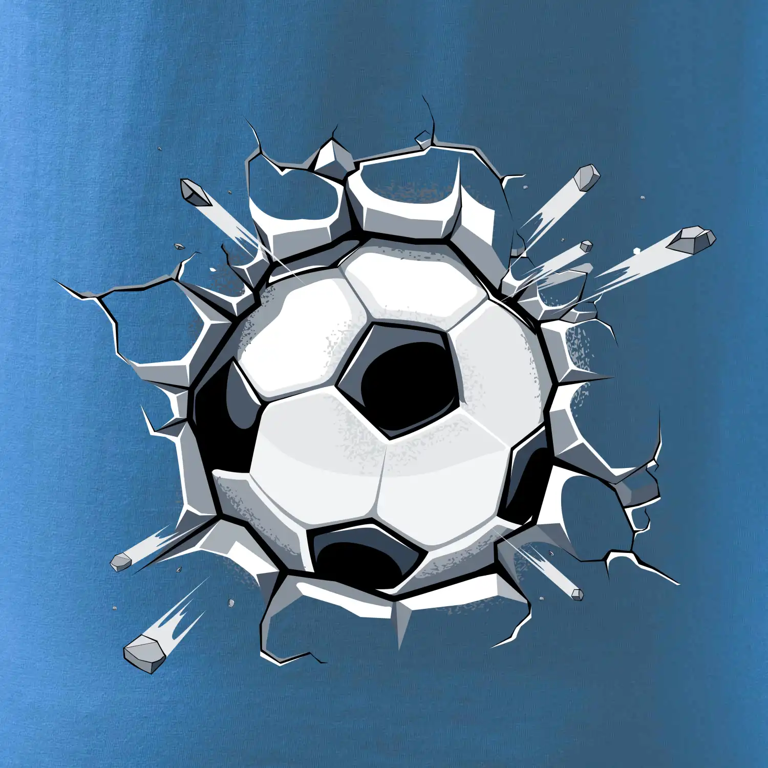 Fotbalový míč v triku