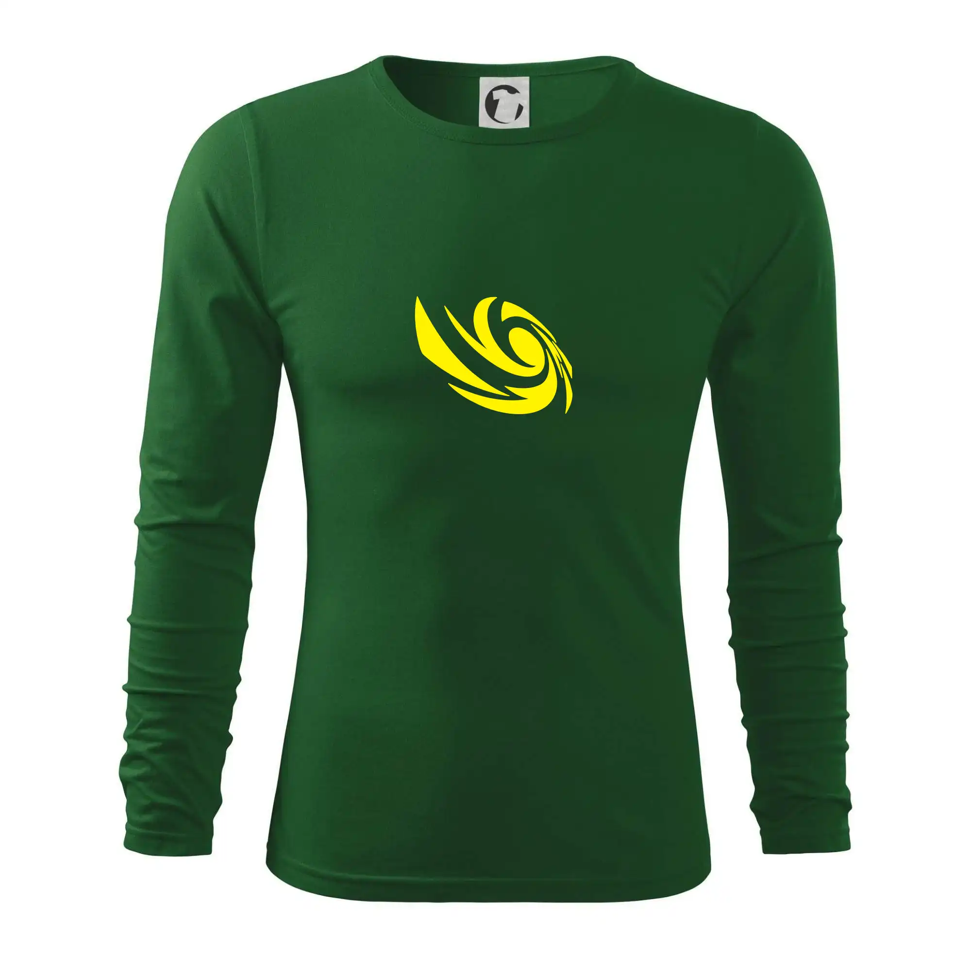 Tričká, mikiny a šiltovky pre Youtubery - Vortex logo samostatné - Tričko s dlhým rukávom FIT-T long sleeve