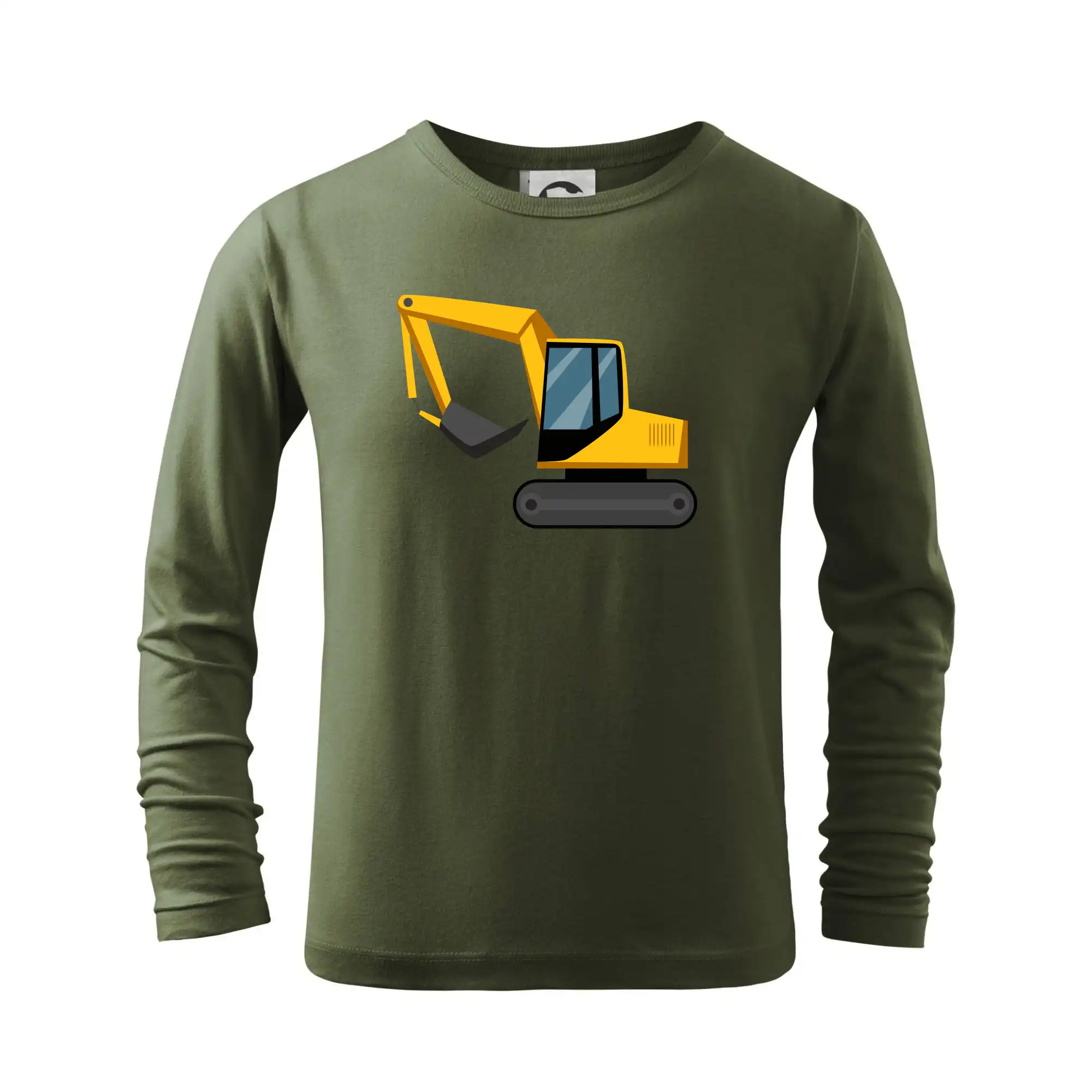 Bager bez nápisu z boku - Tričko detské Long Sleeve