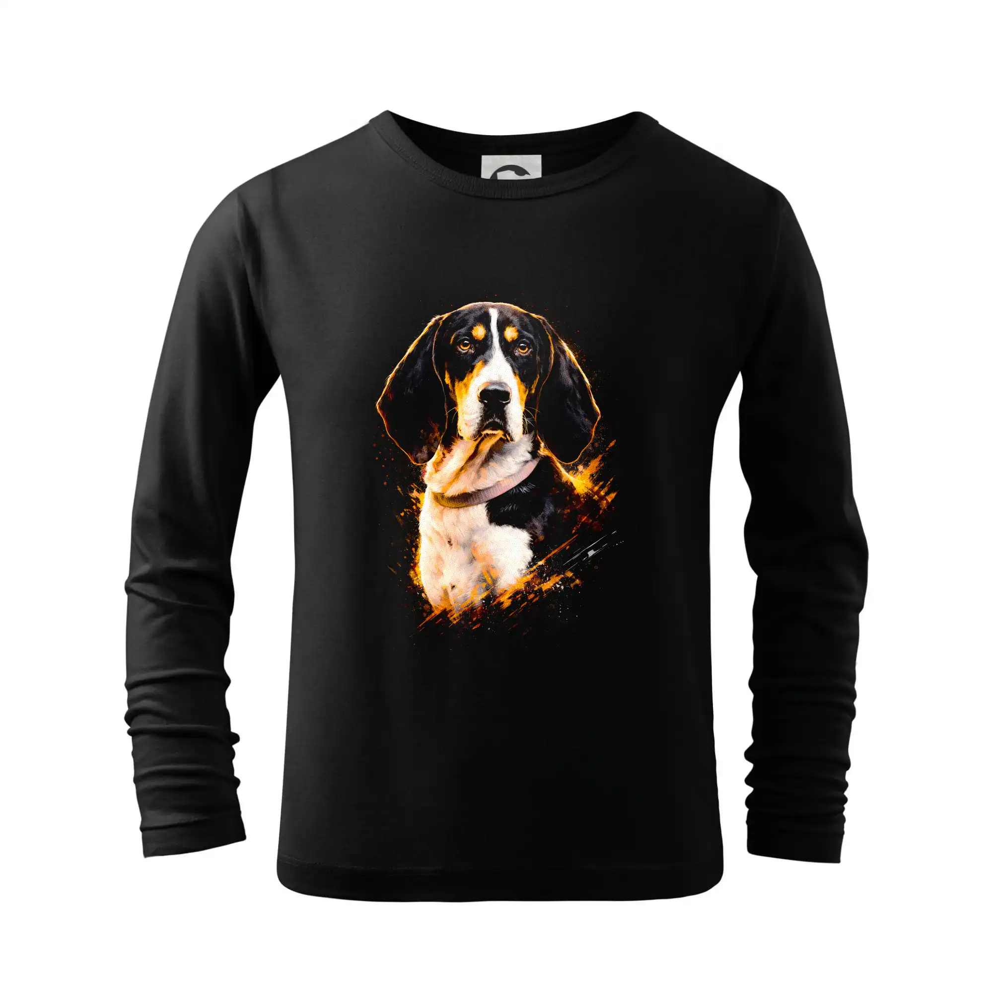 Ostatné psie plemená - Obrázok poltón Fínsky durič - Tričko detské Long Sleeve