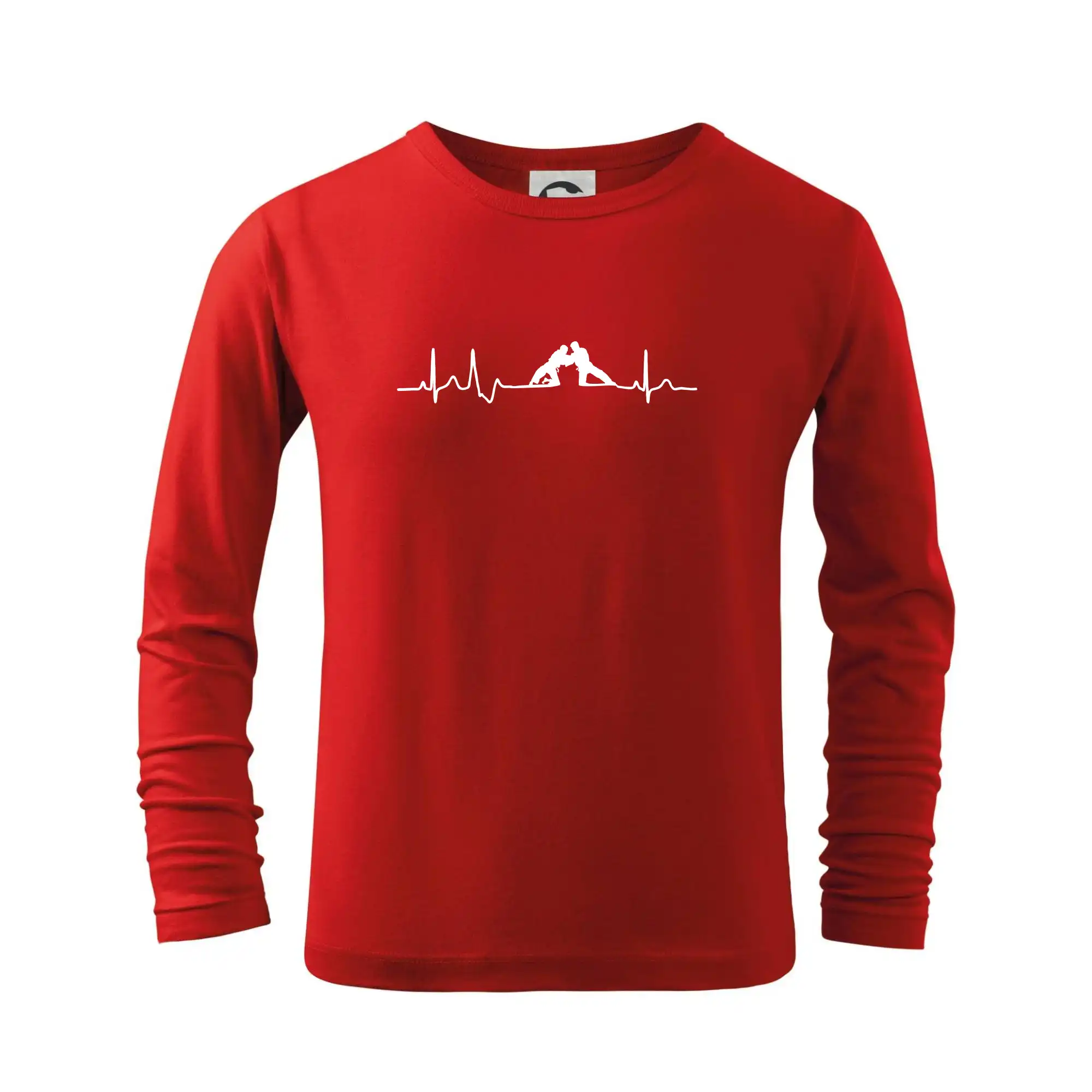 Tričká Judo - Judo Ekg - Tričko detské Long Sleeve