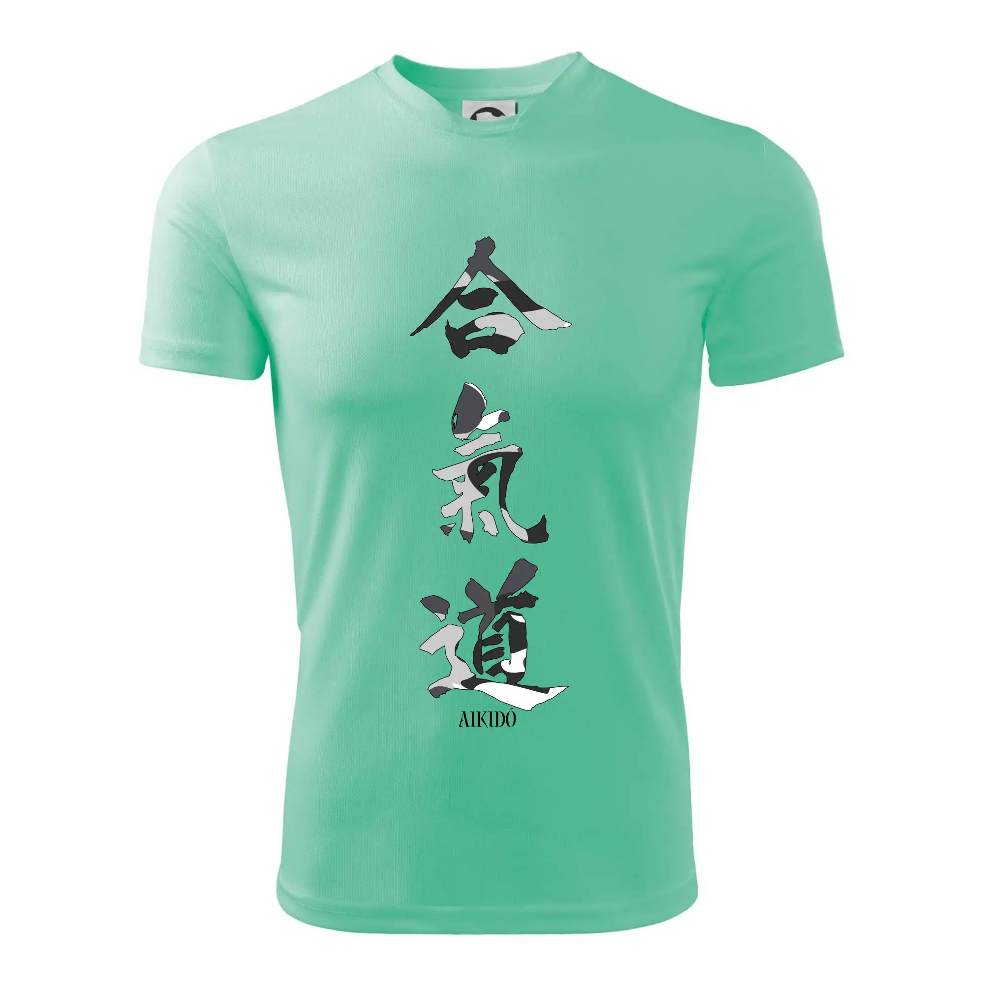 Aikidó maskáčový nápis