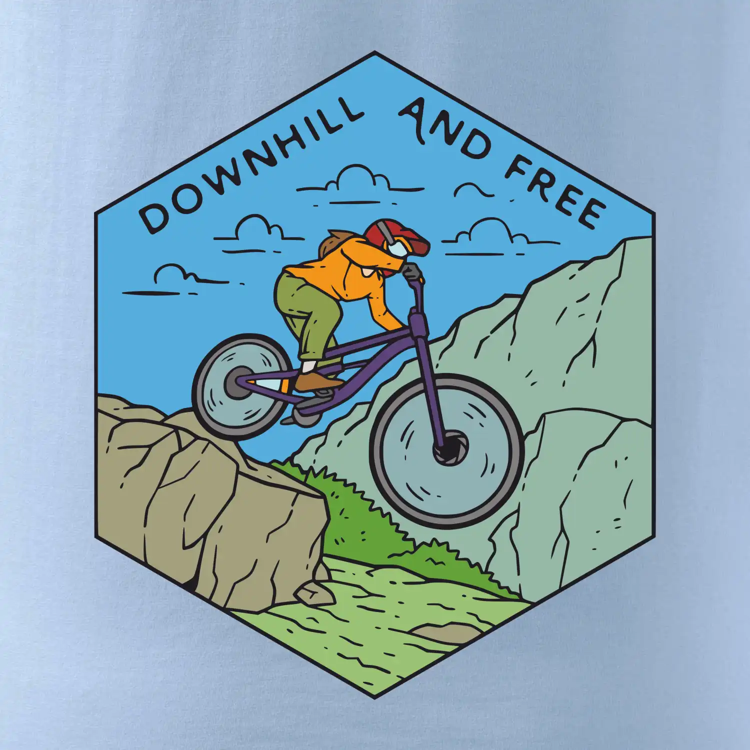 Downhill and free holka