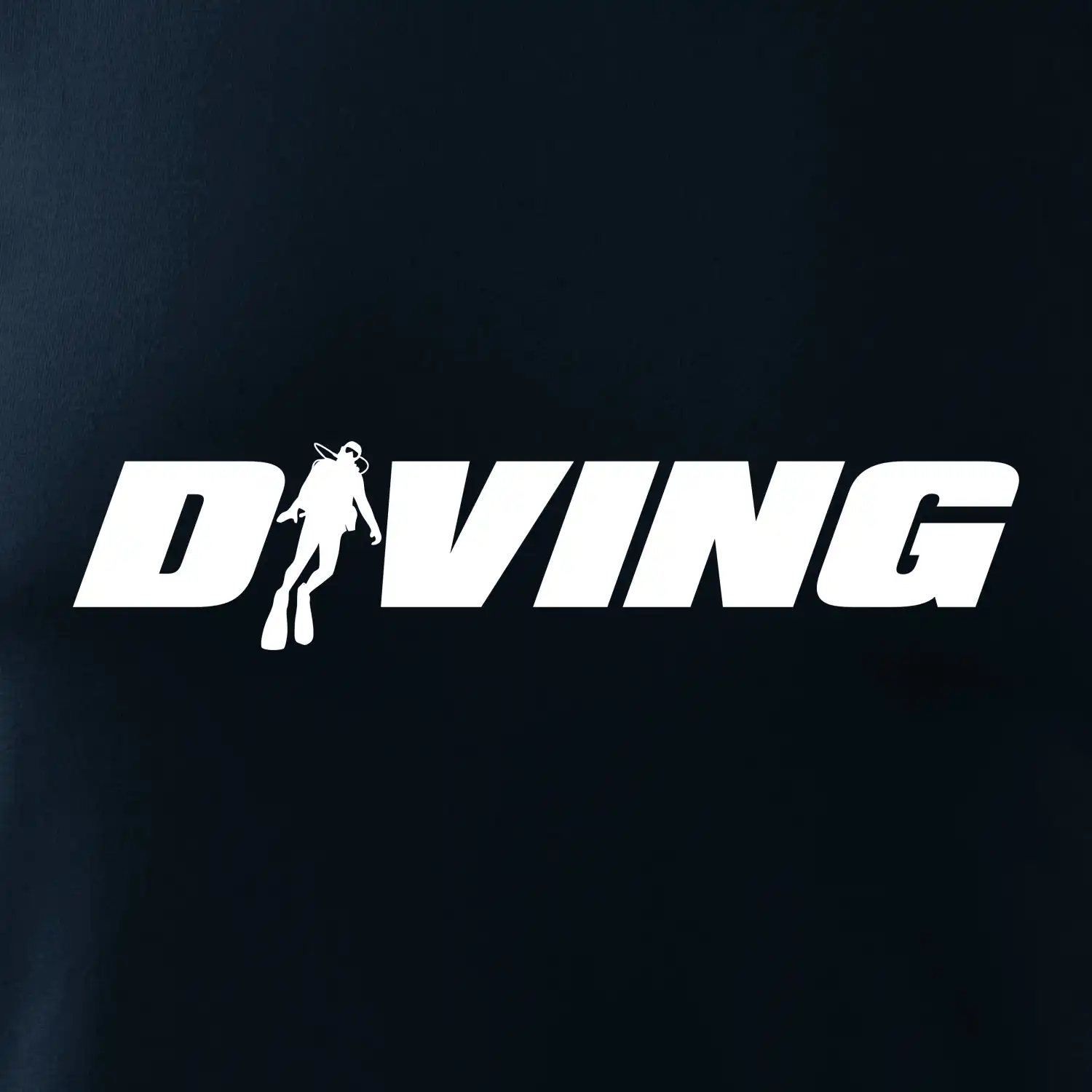 Diving nápis potápěč