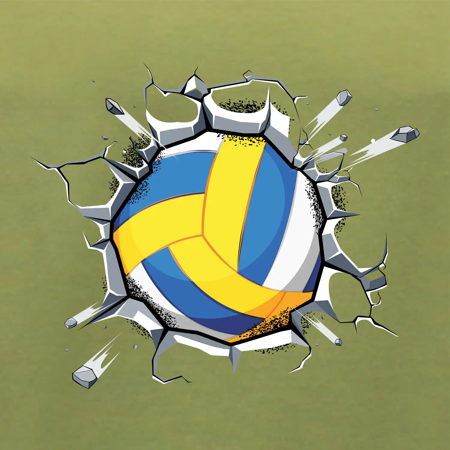 Volejbal míč v triku