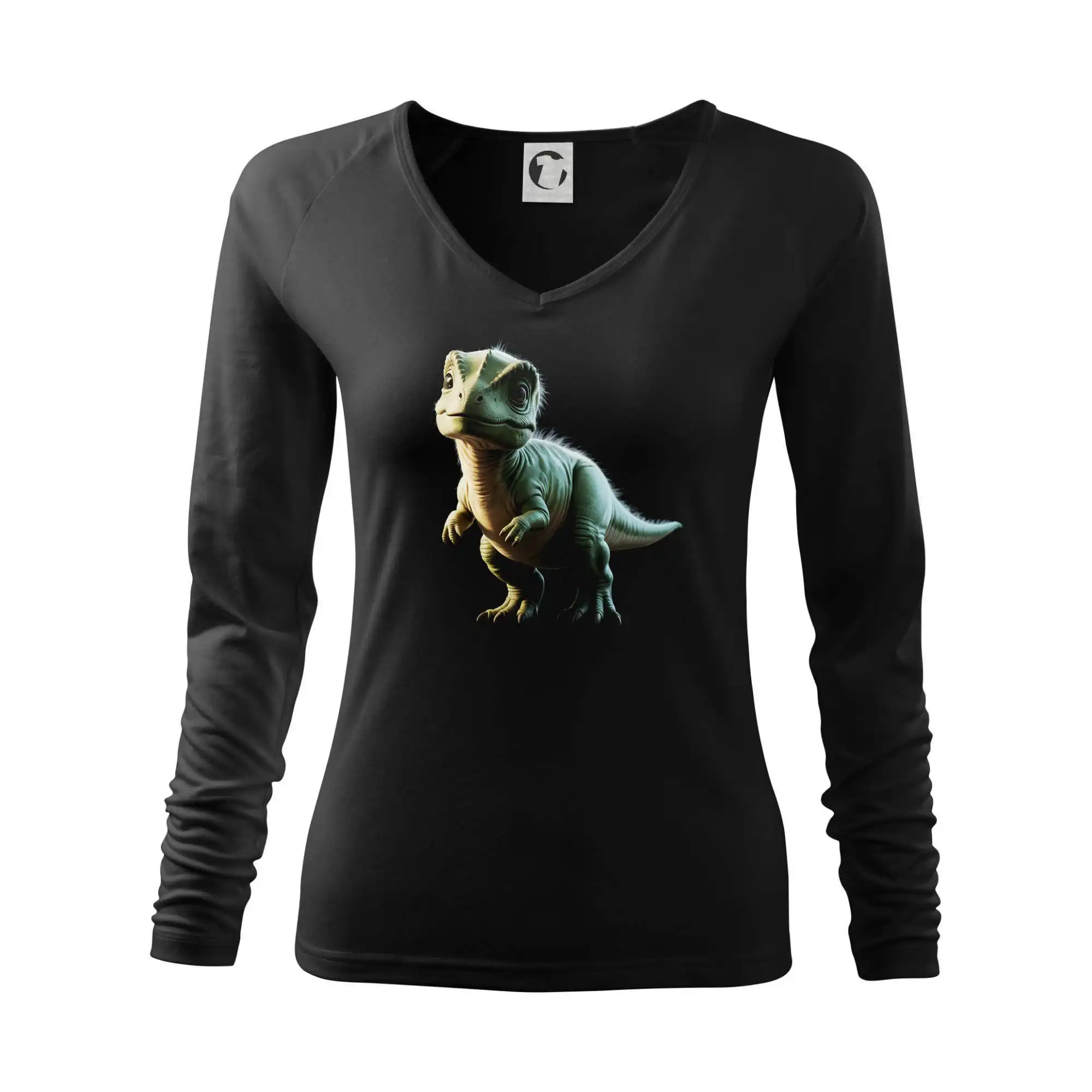 Tričká so zvieratami - Dinosaurus malý - Tričko dámske Elegance