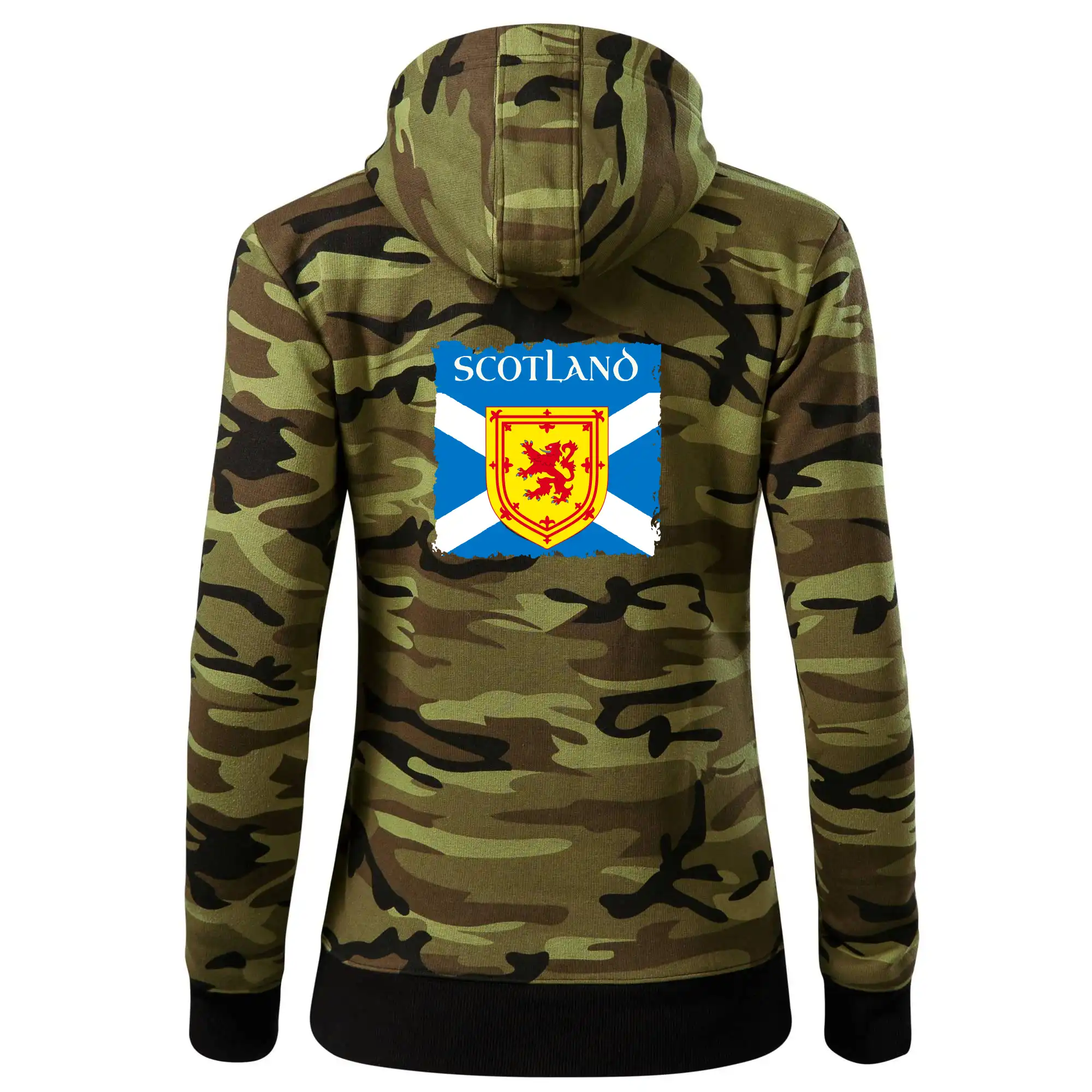 Skotská vlajka s erbem lva