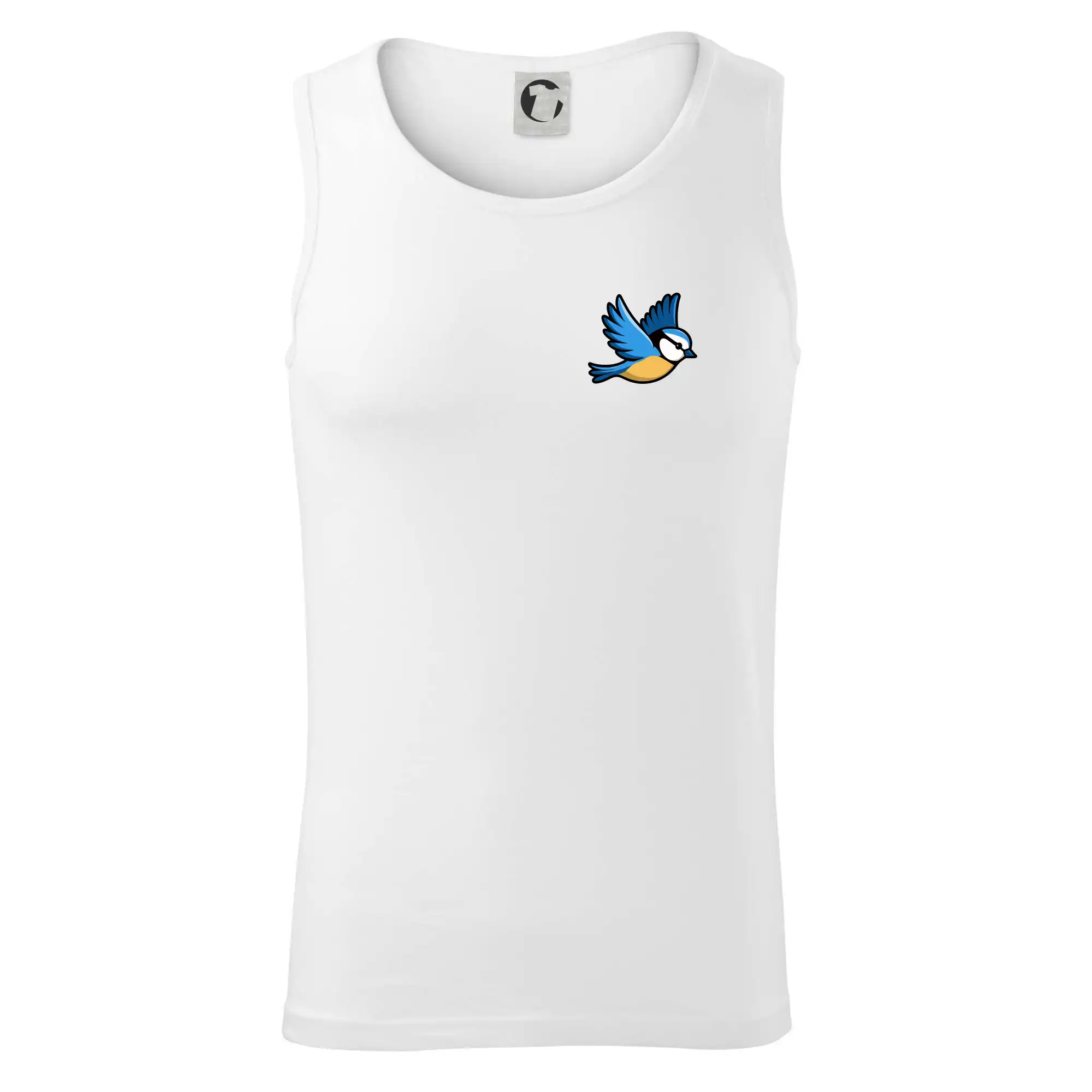 Sýkorka modřinka na prsu