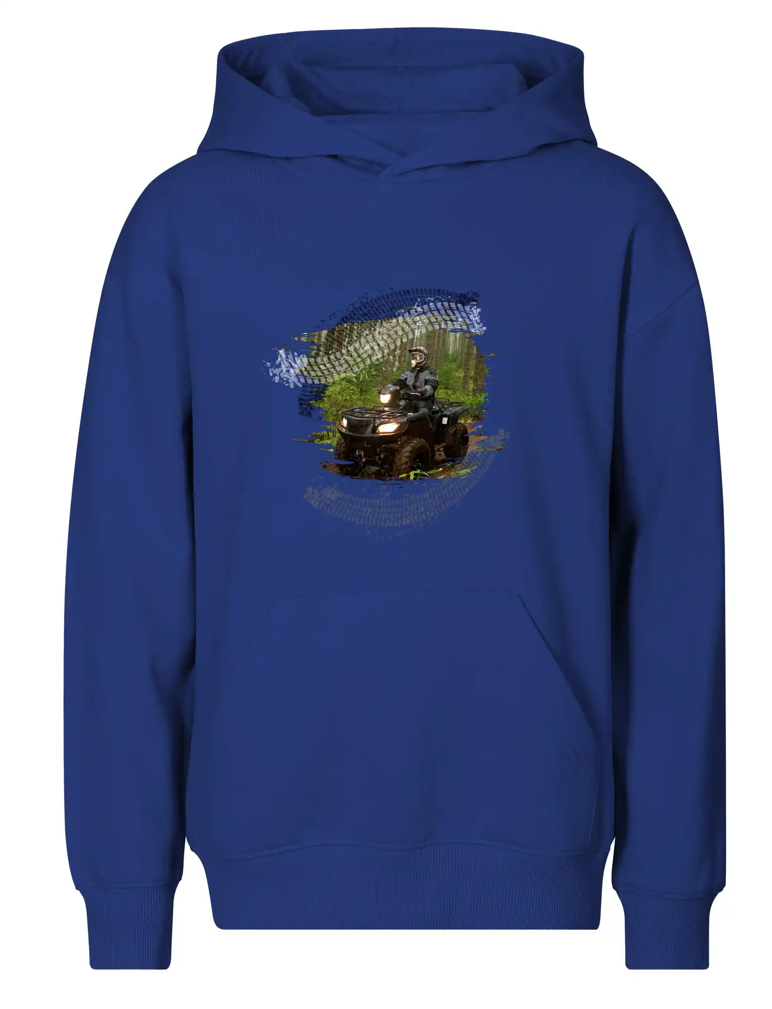 ATV čtyřkolka v lese