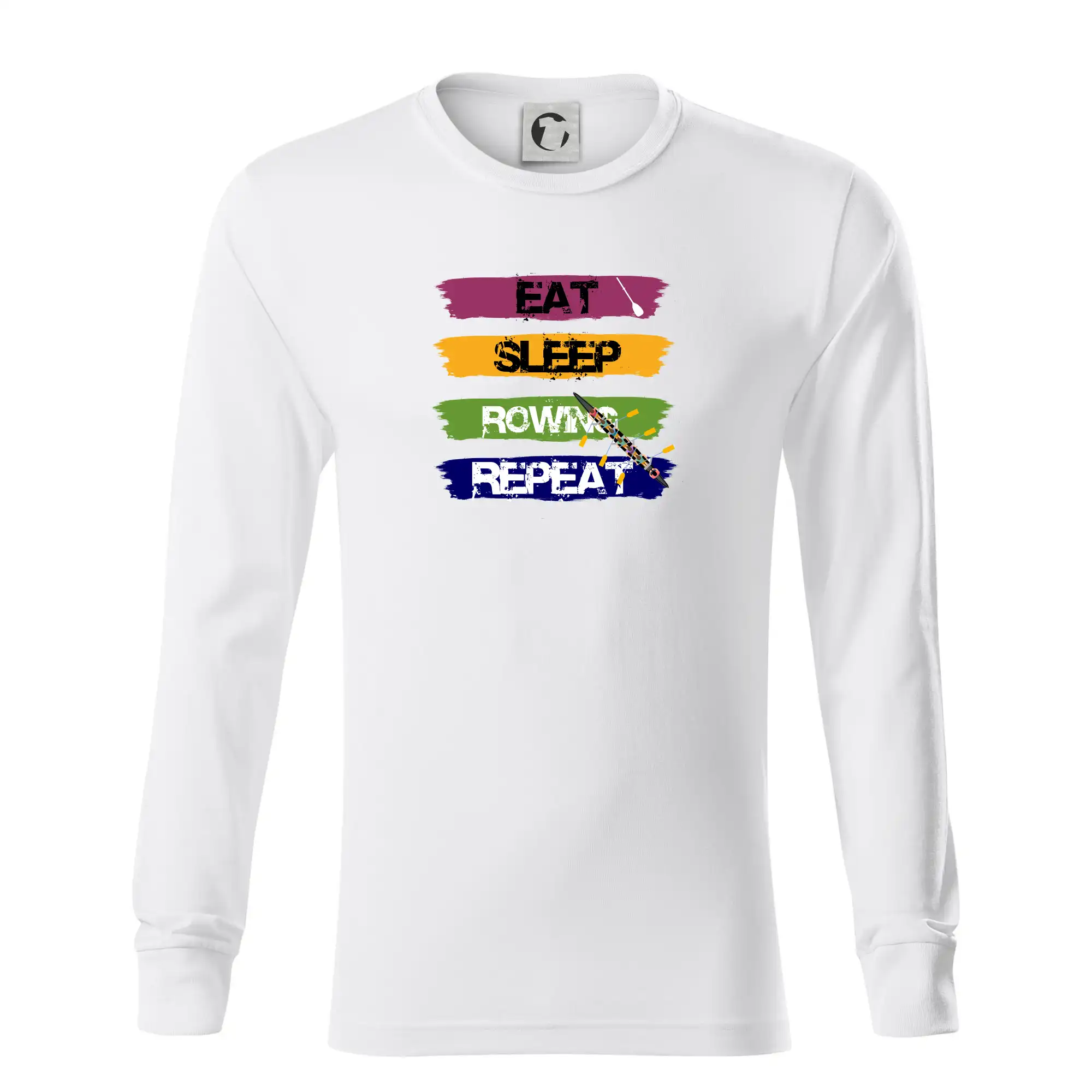 Eat sleep rowing repeat barevné