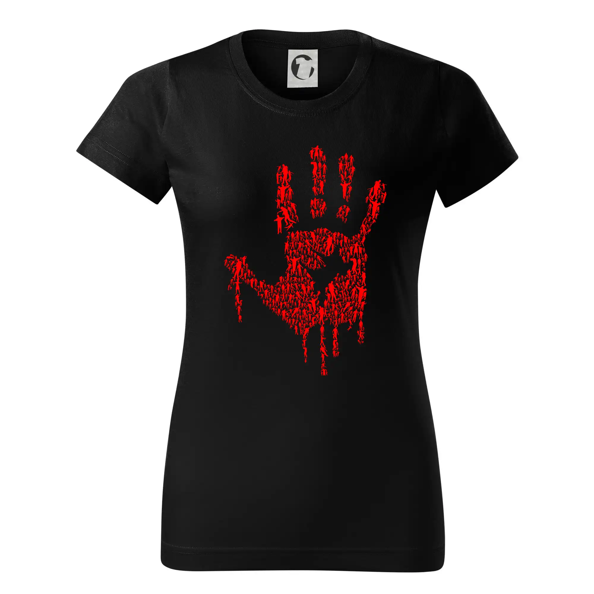 Filmové tričká - Hand Of Zombies - Dámske tričko basic - ľahko voľnejšie a dlhšie