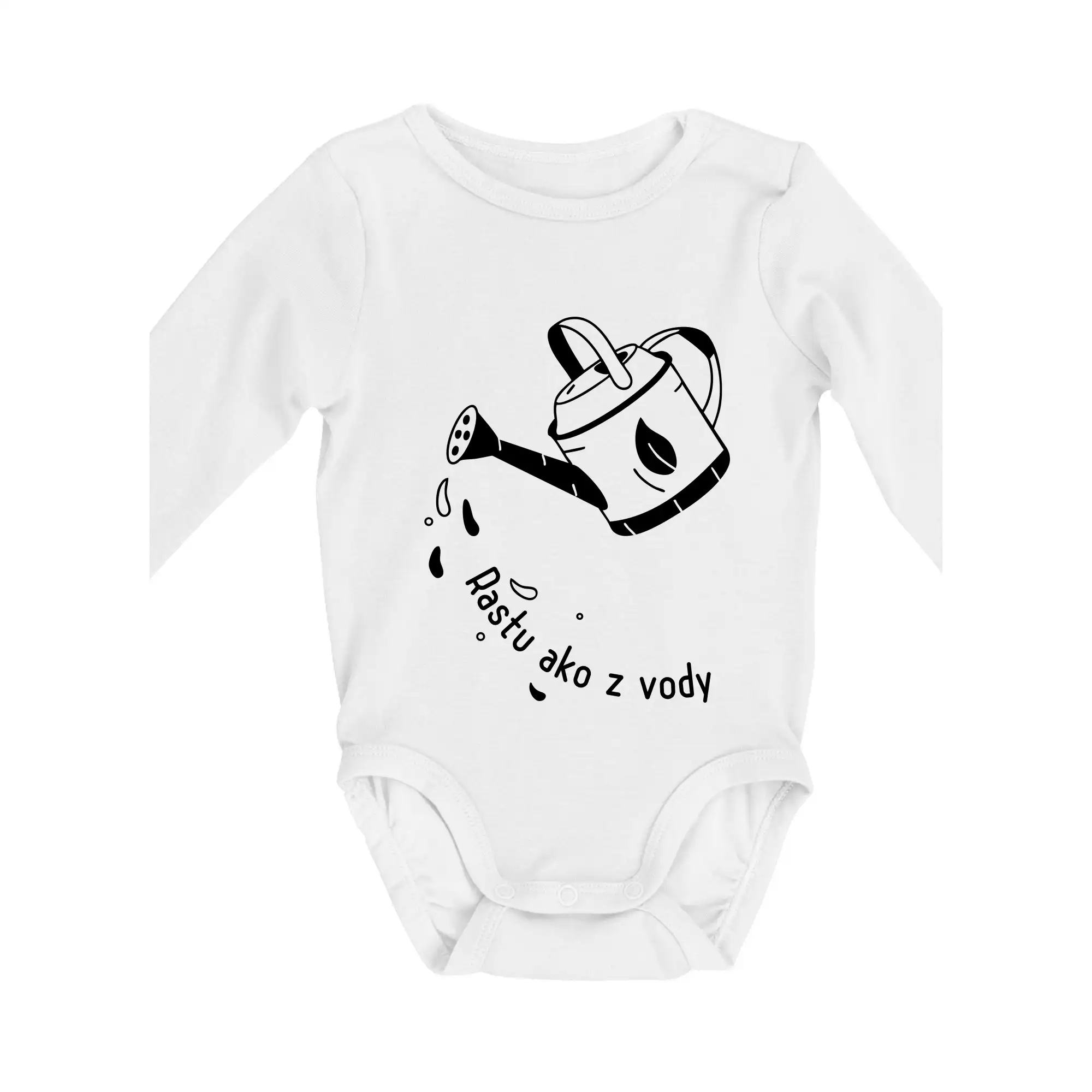 Rastu ako z vody - Body dojčenské s dlhým rukávom
