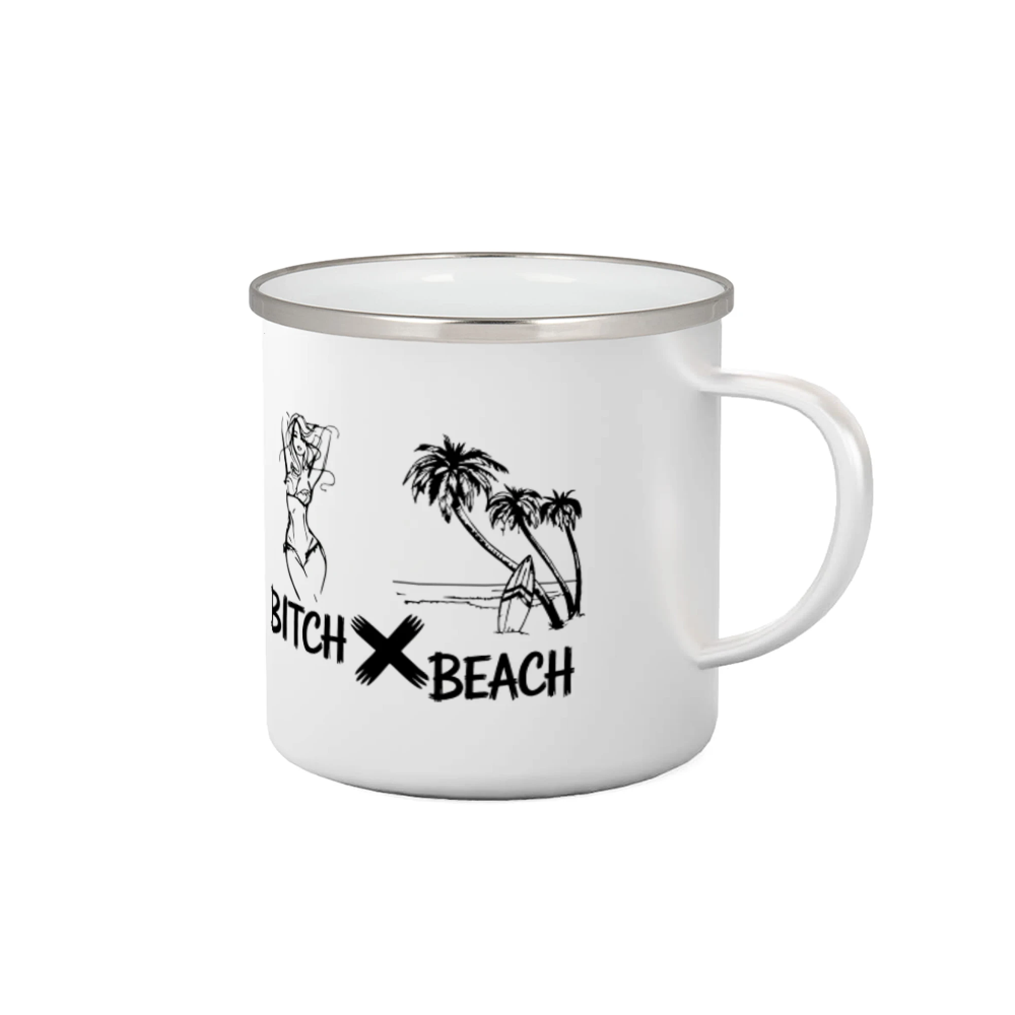 Ďalšie tričká pre školákov - Anglický slovníček - Bitch Beach - Plecháčik