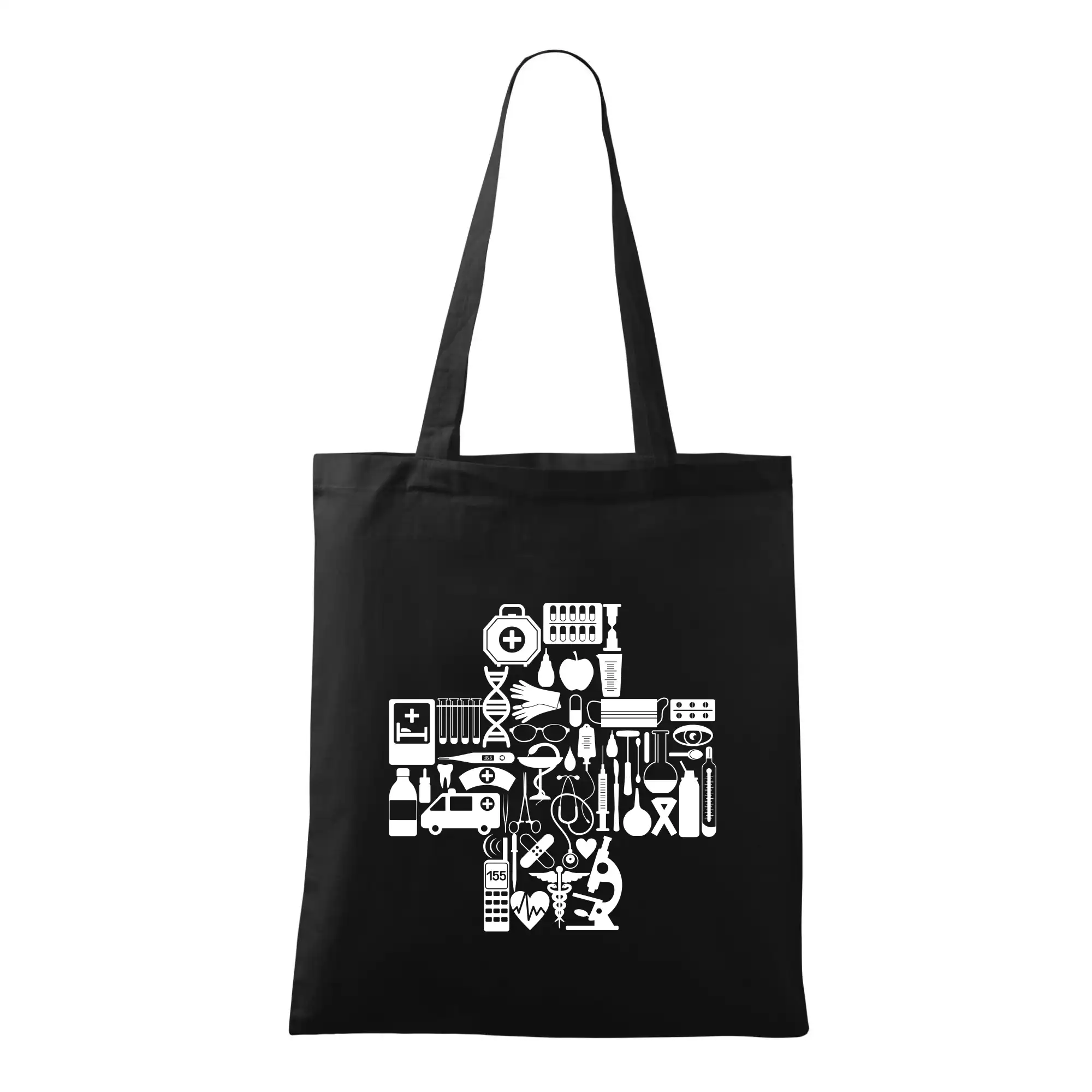 Tričká a mikiny pre záchranárov a lekárov - Kvalitné oblečenie pre zdravotníkov - Zdravotné kríž veci - Taška bavlnená