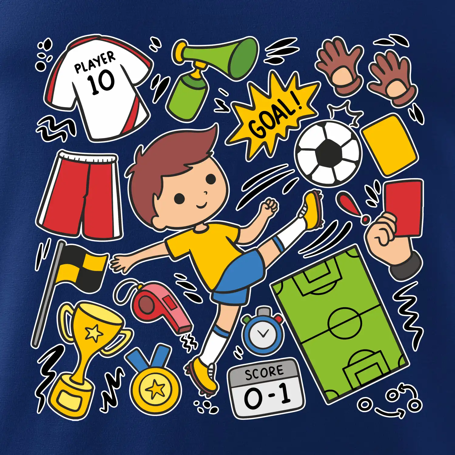 Malý fotbalista ikony