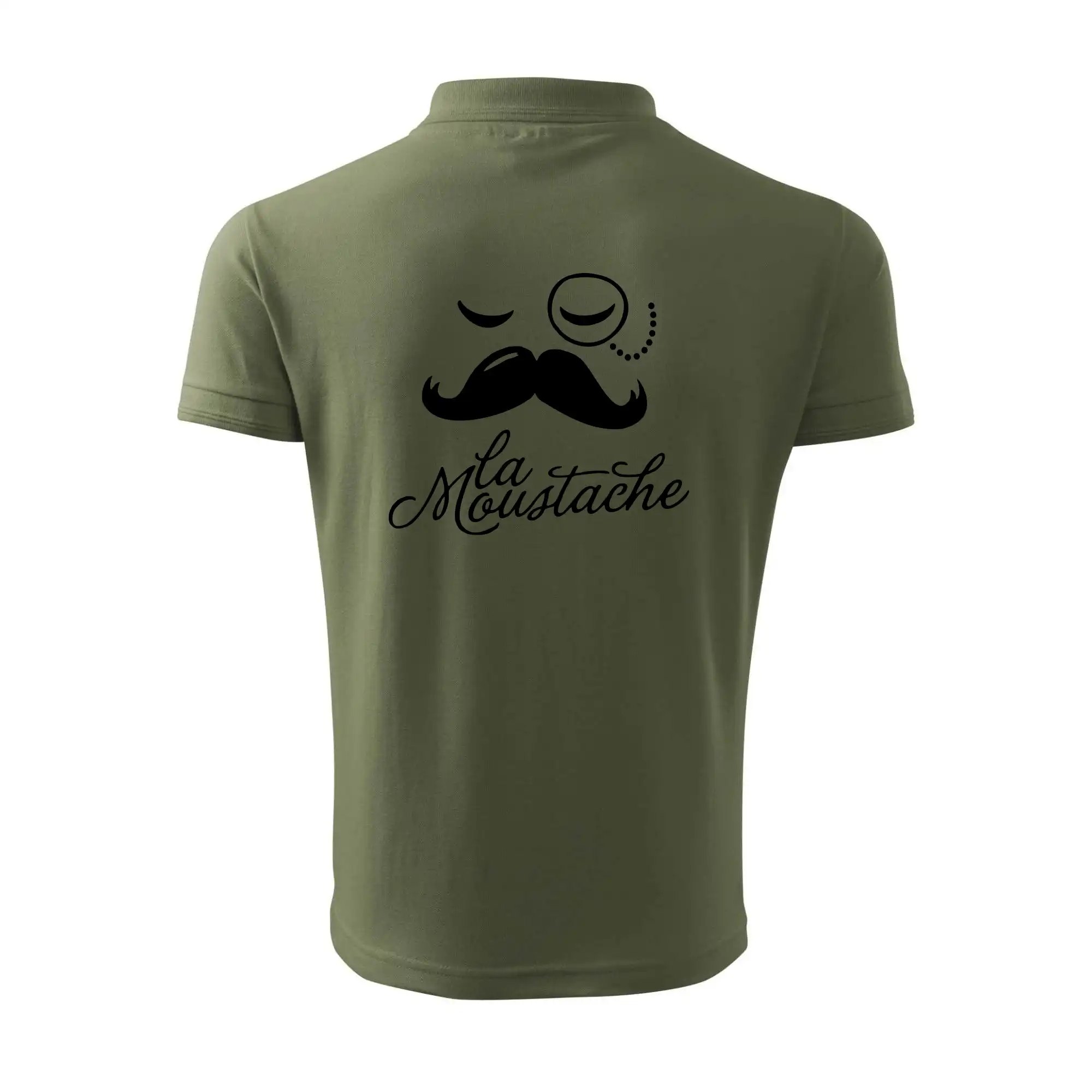 Tričká s fúzikmi - La Mustache - Polokošeľa pánska Pique Polo 203