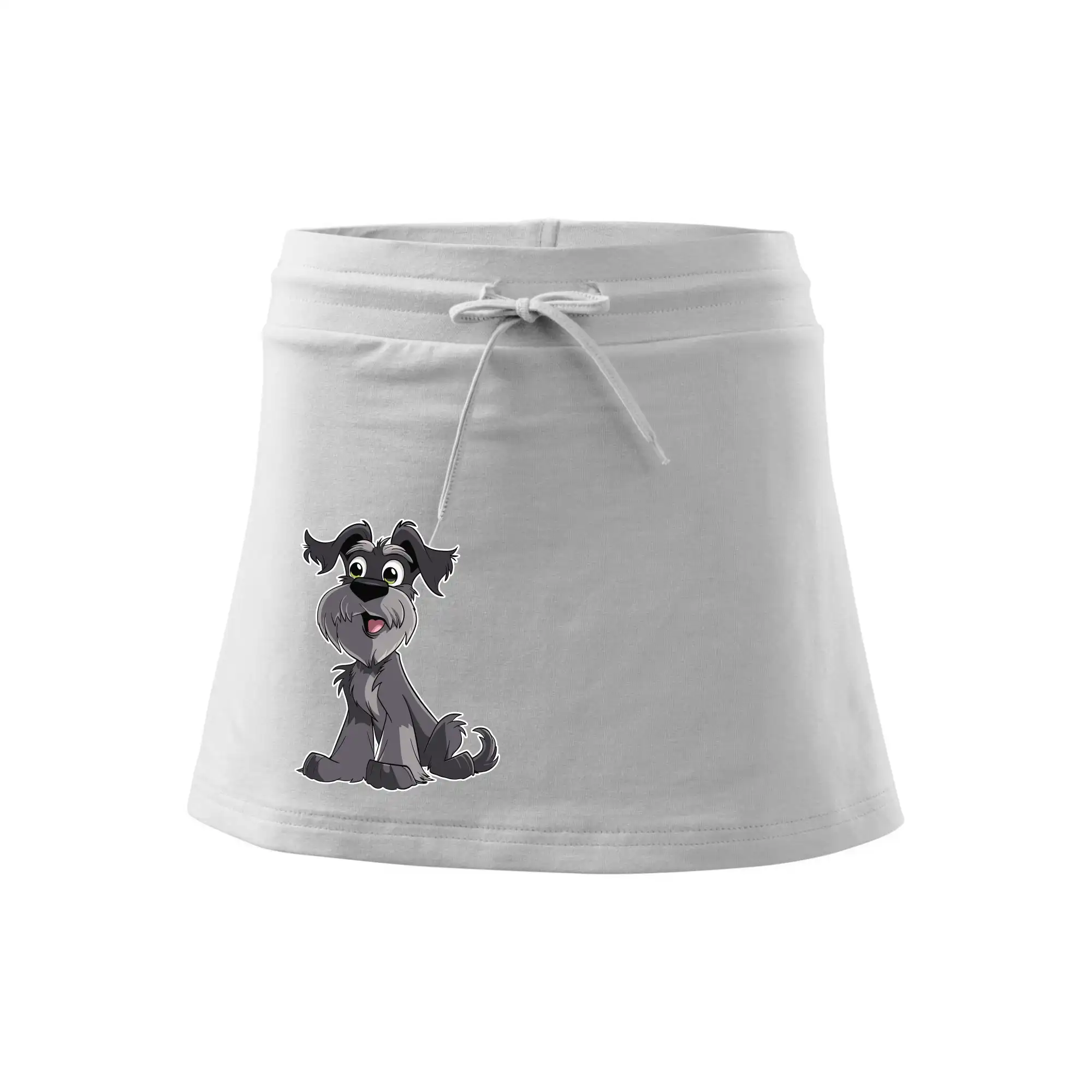 Knírač kreslený sedící