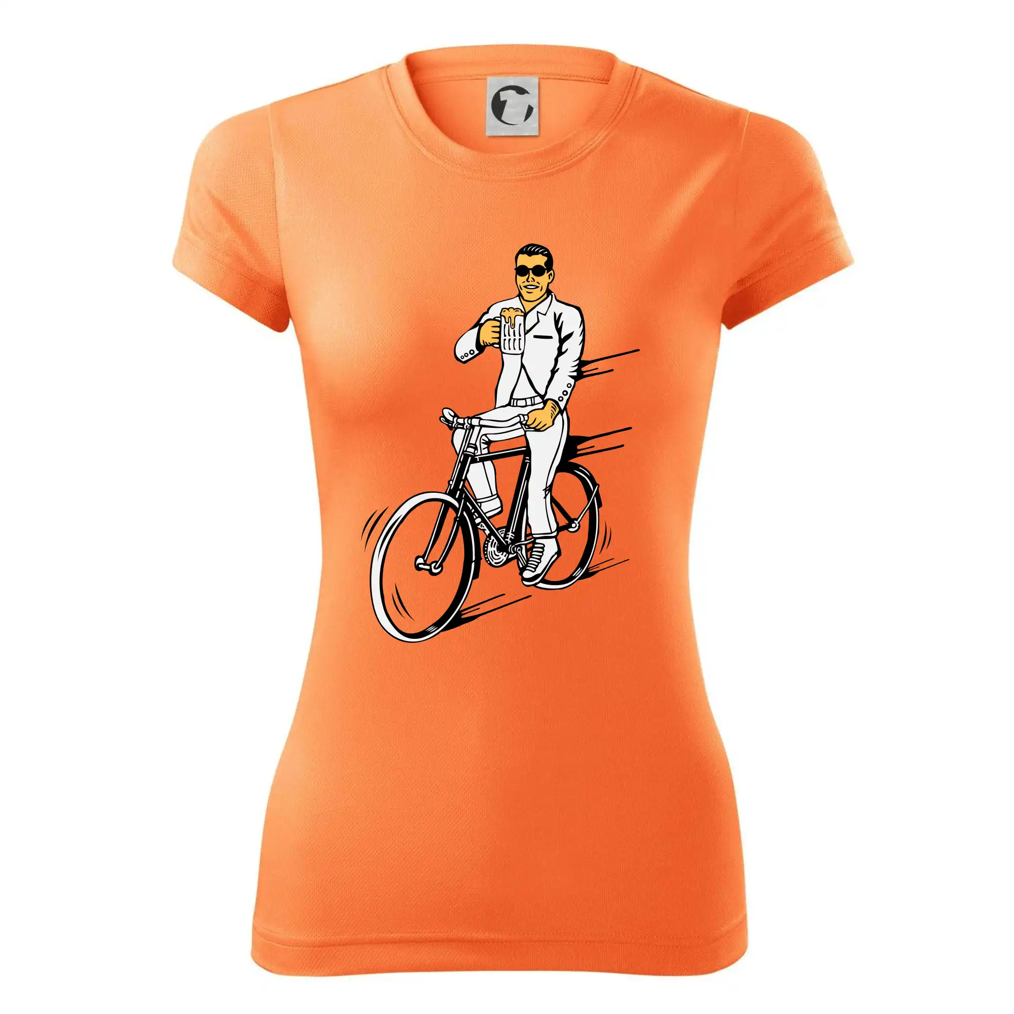 Gentleman na kole s pivem