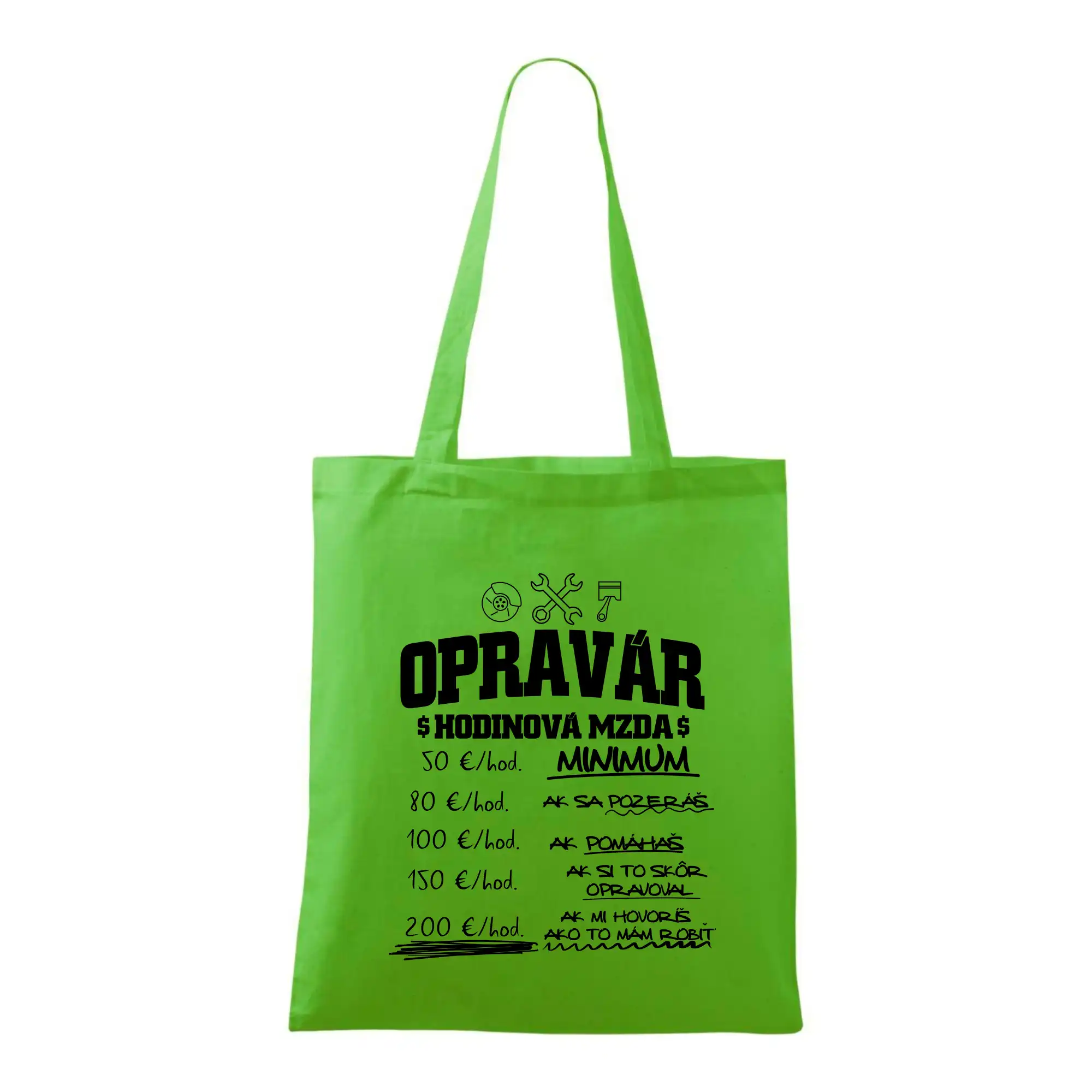 Hodinová mzda - opravár