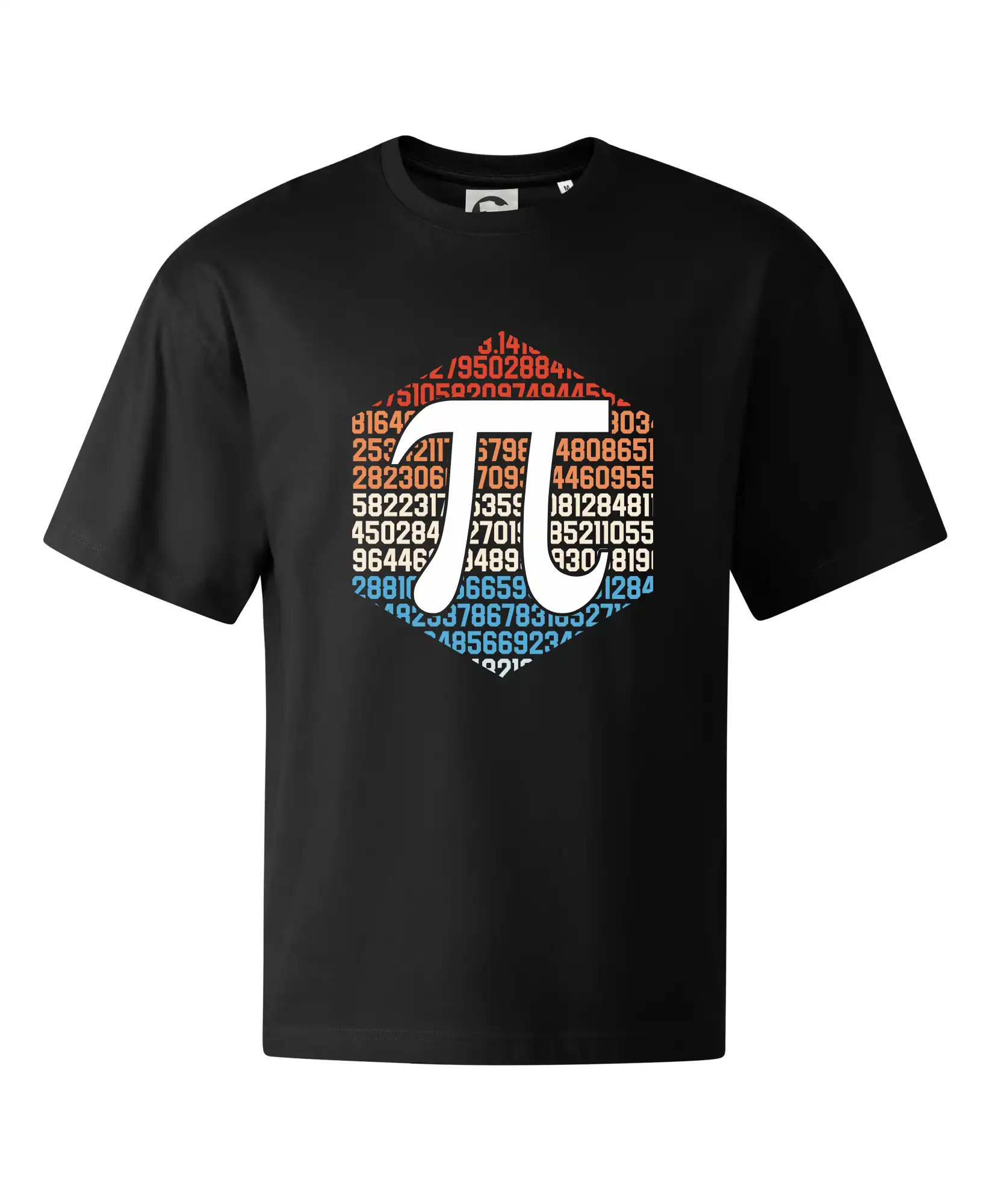 Vtipné tričká pre matematiky - Pí s farebným pozadím - Stage unisex - OVERSIZE