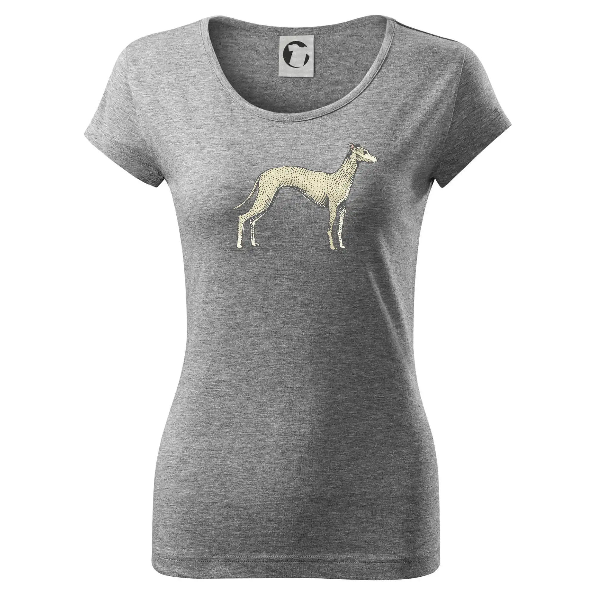 Ostatné psie plemená - Vintage Whippet - Dámske tričko Pure