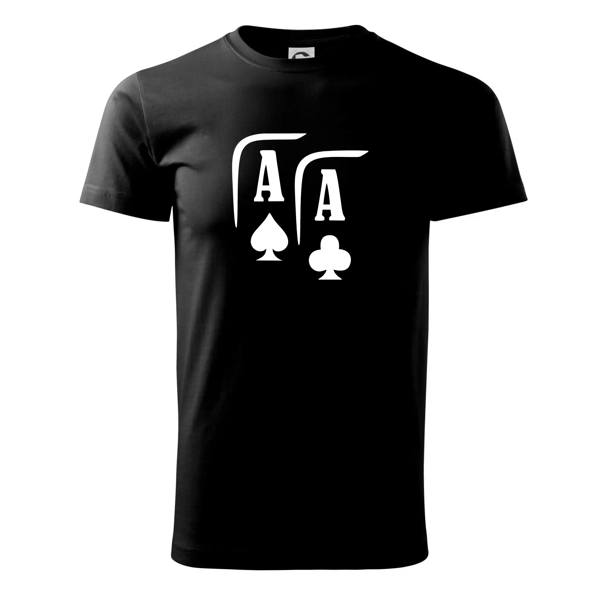 Poker tričká - Poker AA - Pánske tričko nižšej gramáže