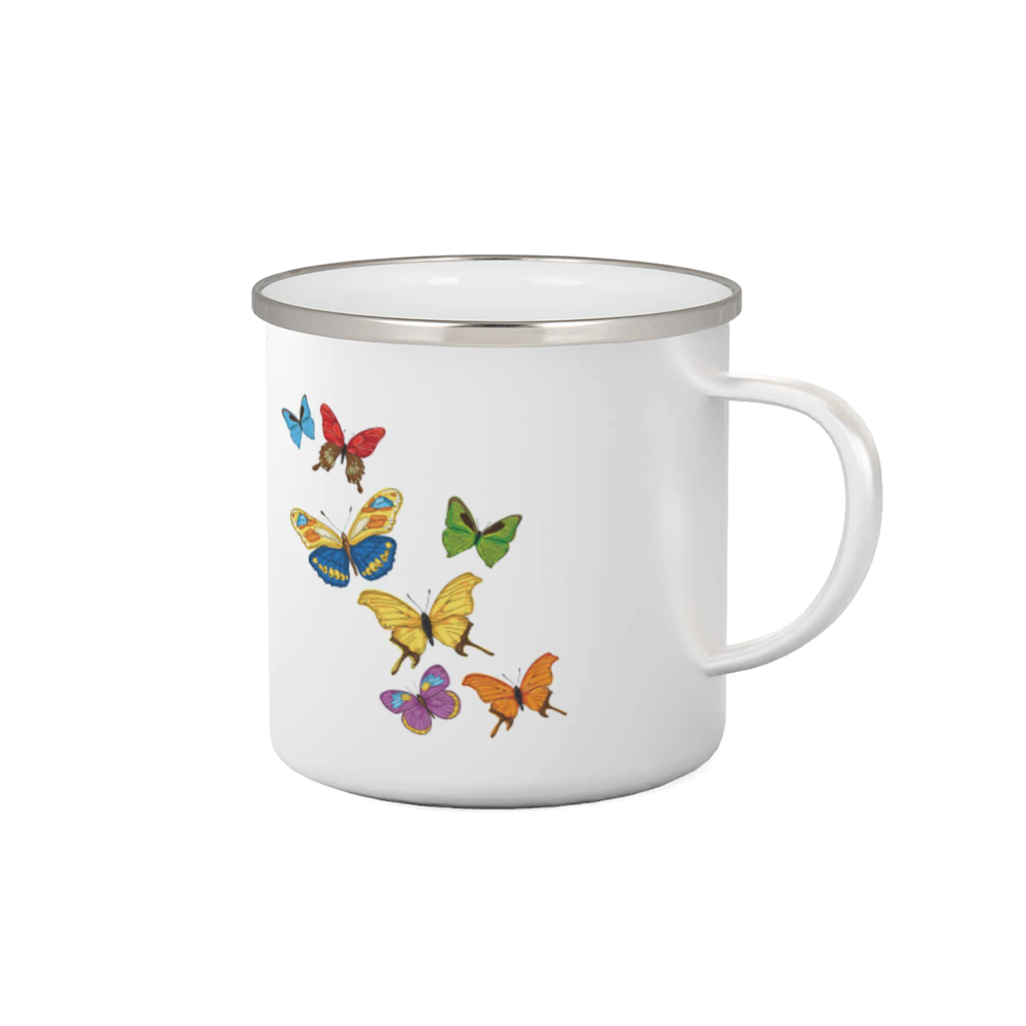 Tričká so zvieratami - Farebné motýle - Plecháčik