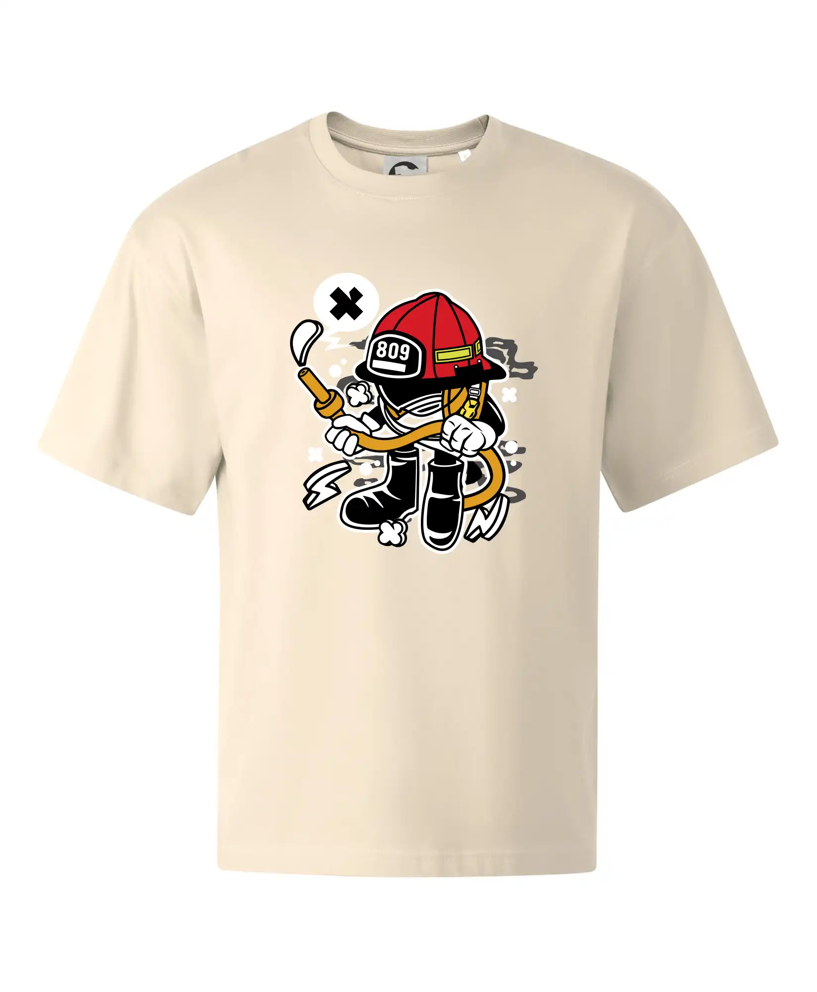 Originálne tričká pre hasičov - Fajrákmen - Stage unisex - OVERSIZE