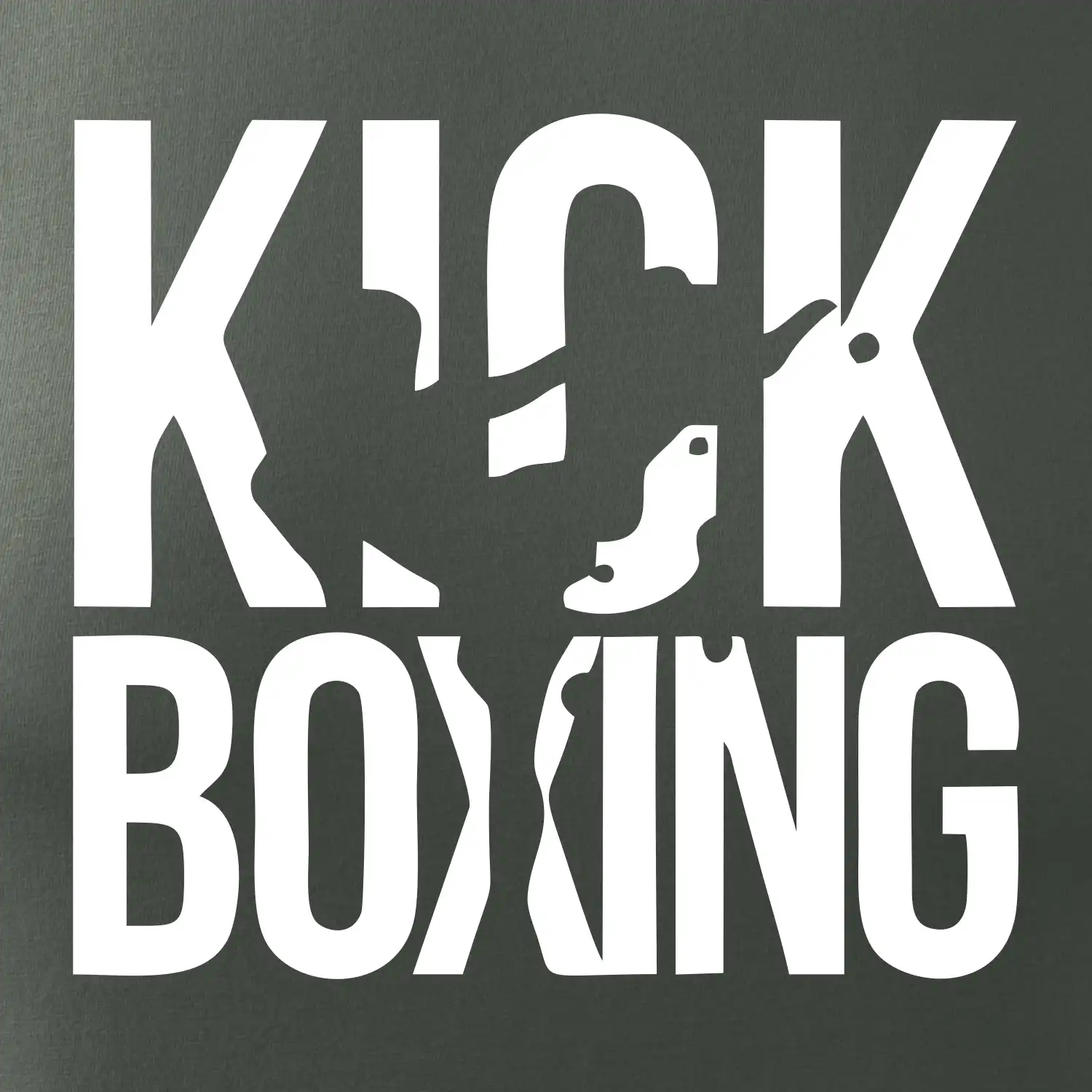 Nápis Kick Boxing