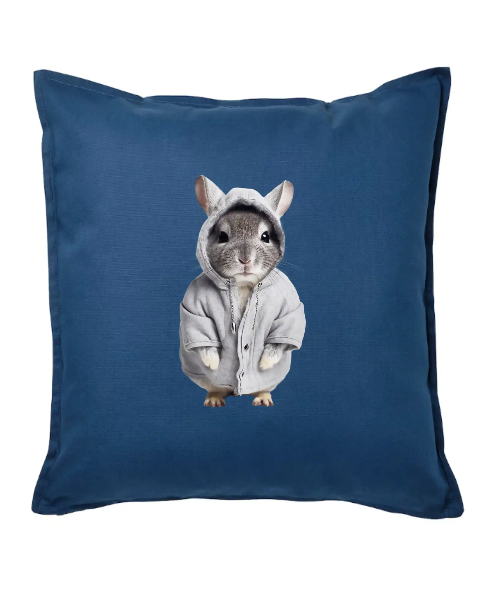 Tričká so zvieratami - Škrečok v mikine - Vankúš 50x50