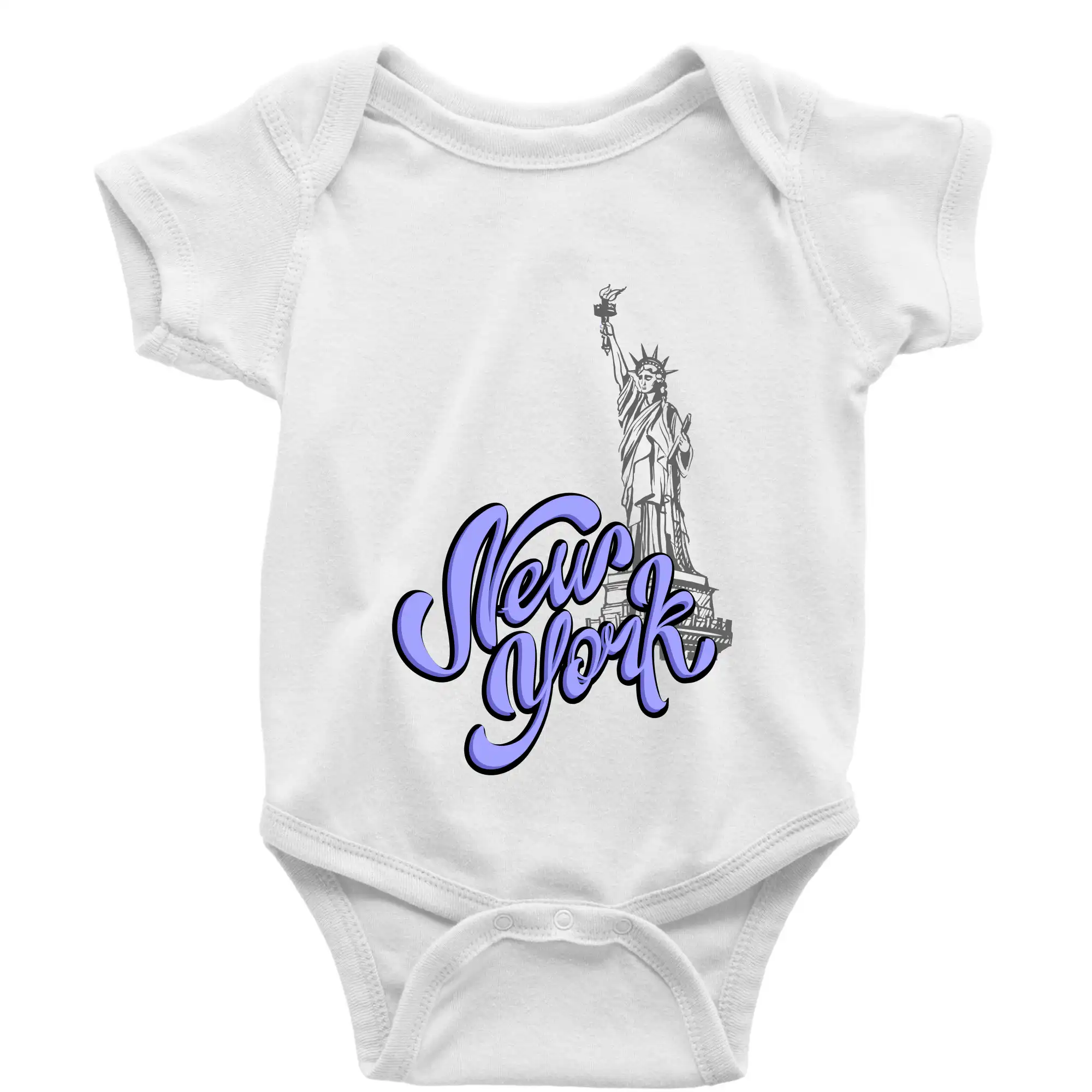 Tričká USA - New York Lettering - Body dojčenské s krátkym rukávom