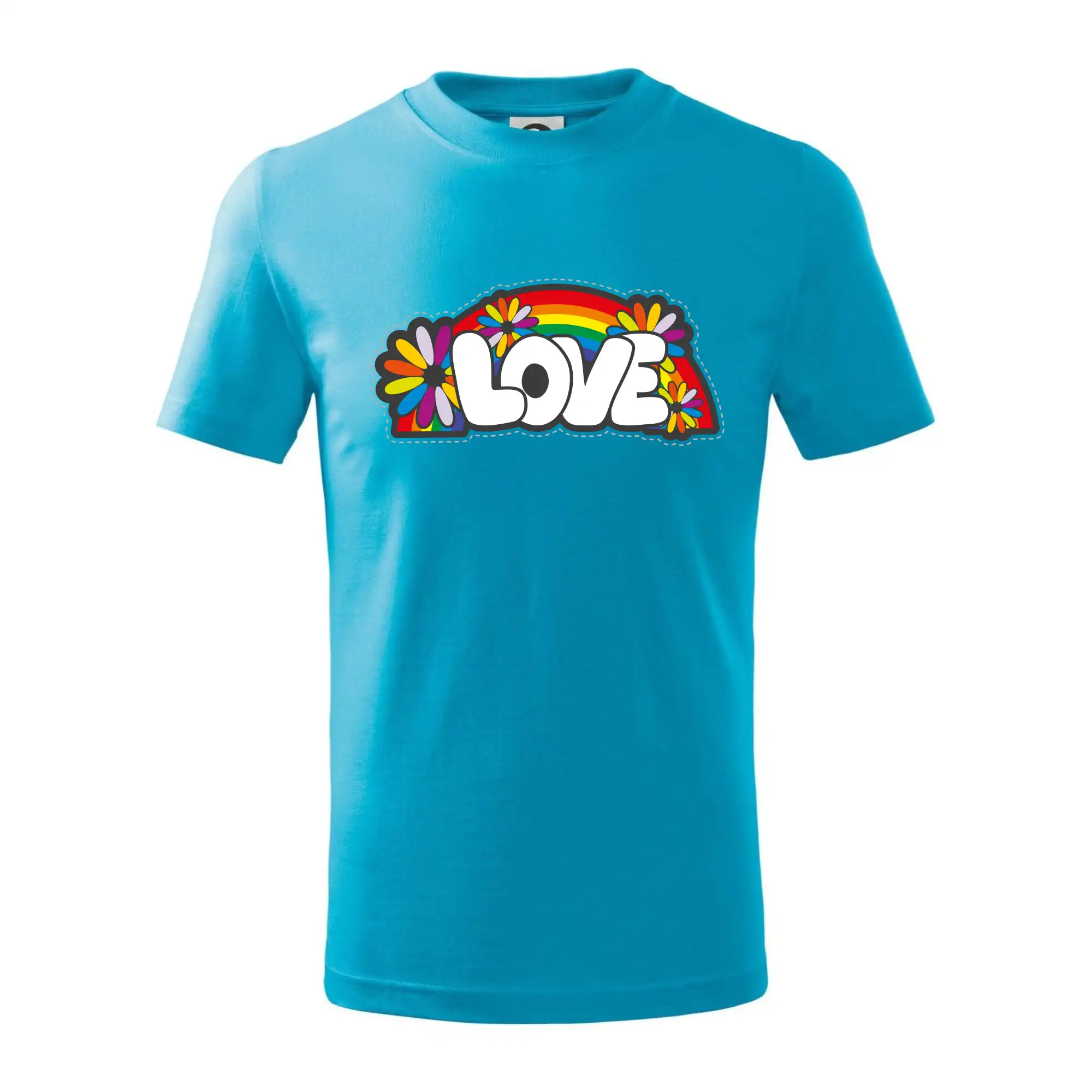 Love s dúhou v pozadí